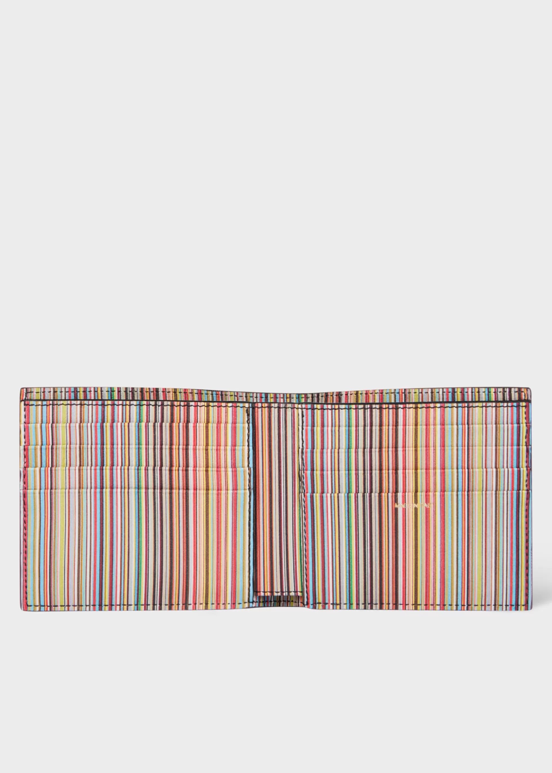 'Signature Stripe' Interior Billfold Wallet>Paul Smith Online