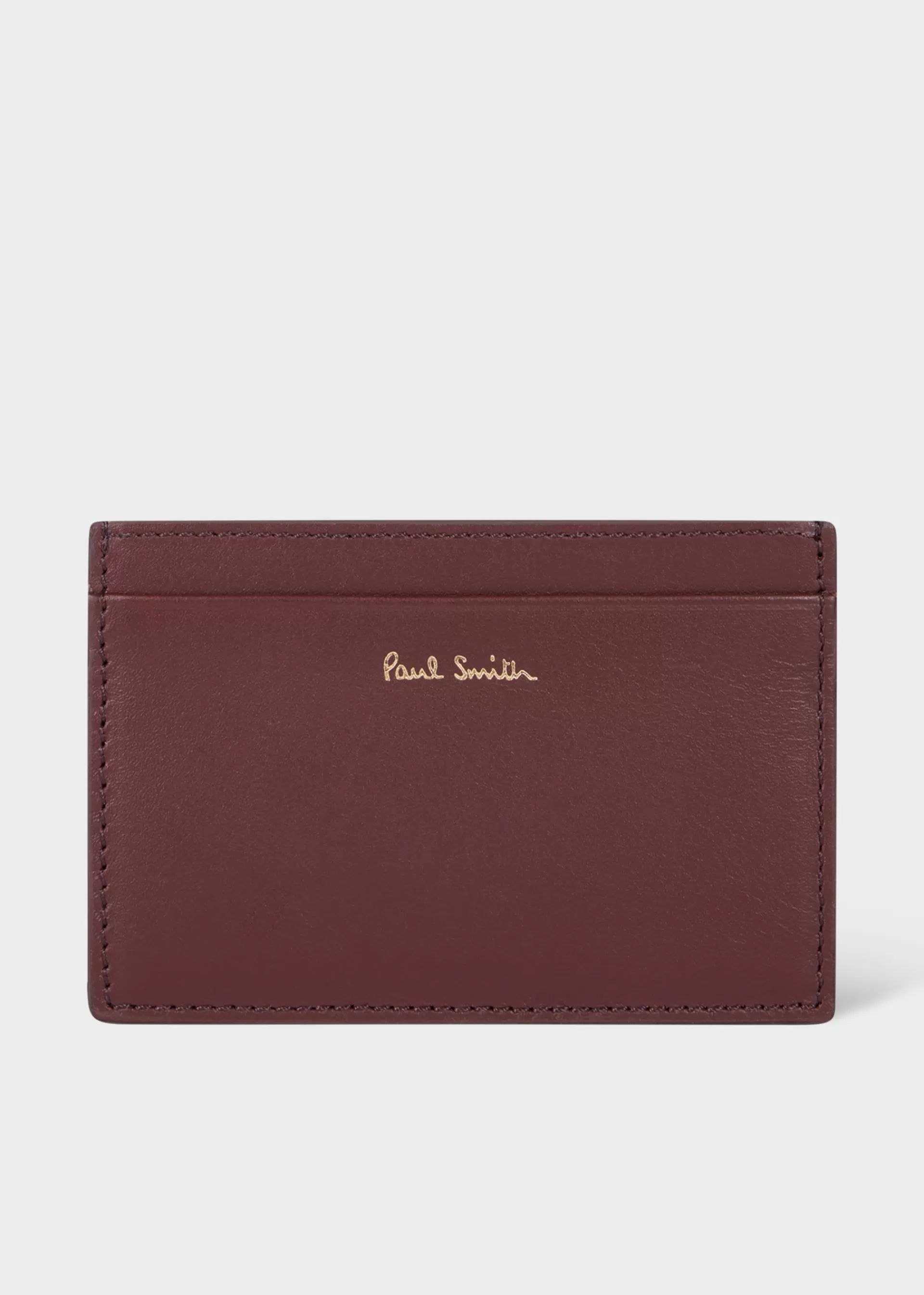 'Signature Stripe' Leather Card Holder>Paul Smith Cheap