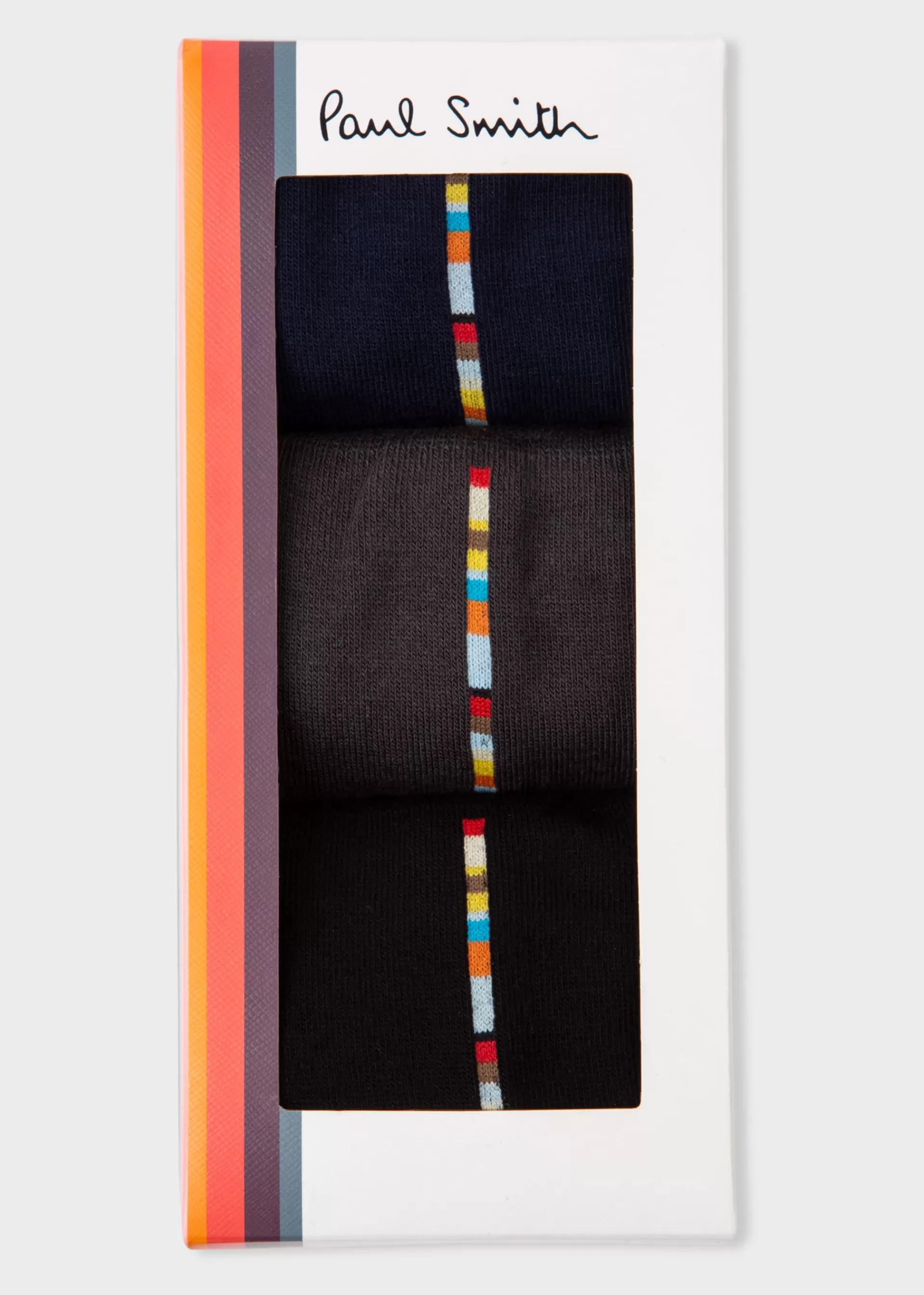 Central 'Signature Stripe' Socks Three Pack>Paul Smith New
