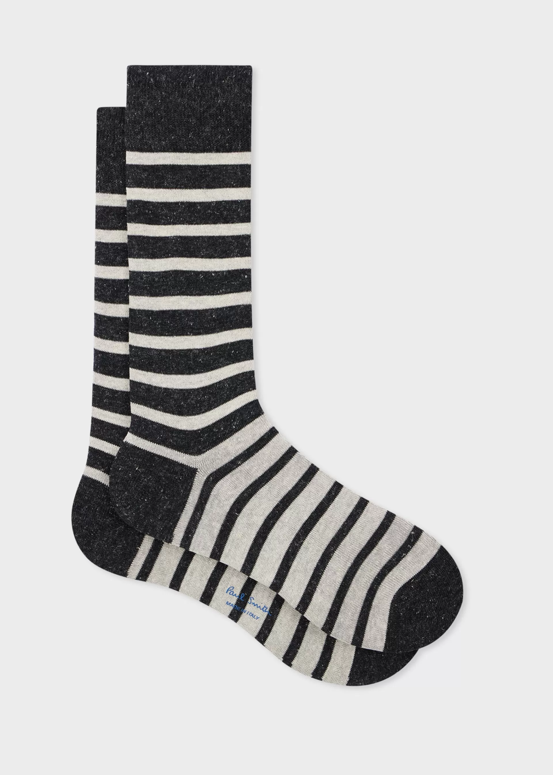 Cotton-Blend Stripe Socks>Paul Smith Shop