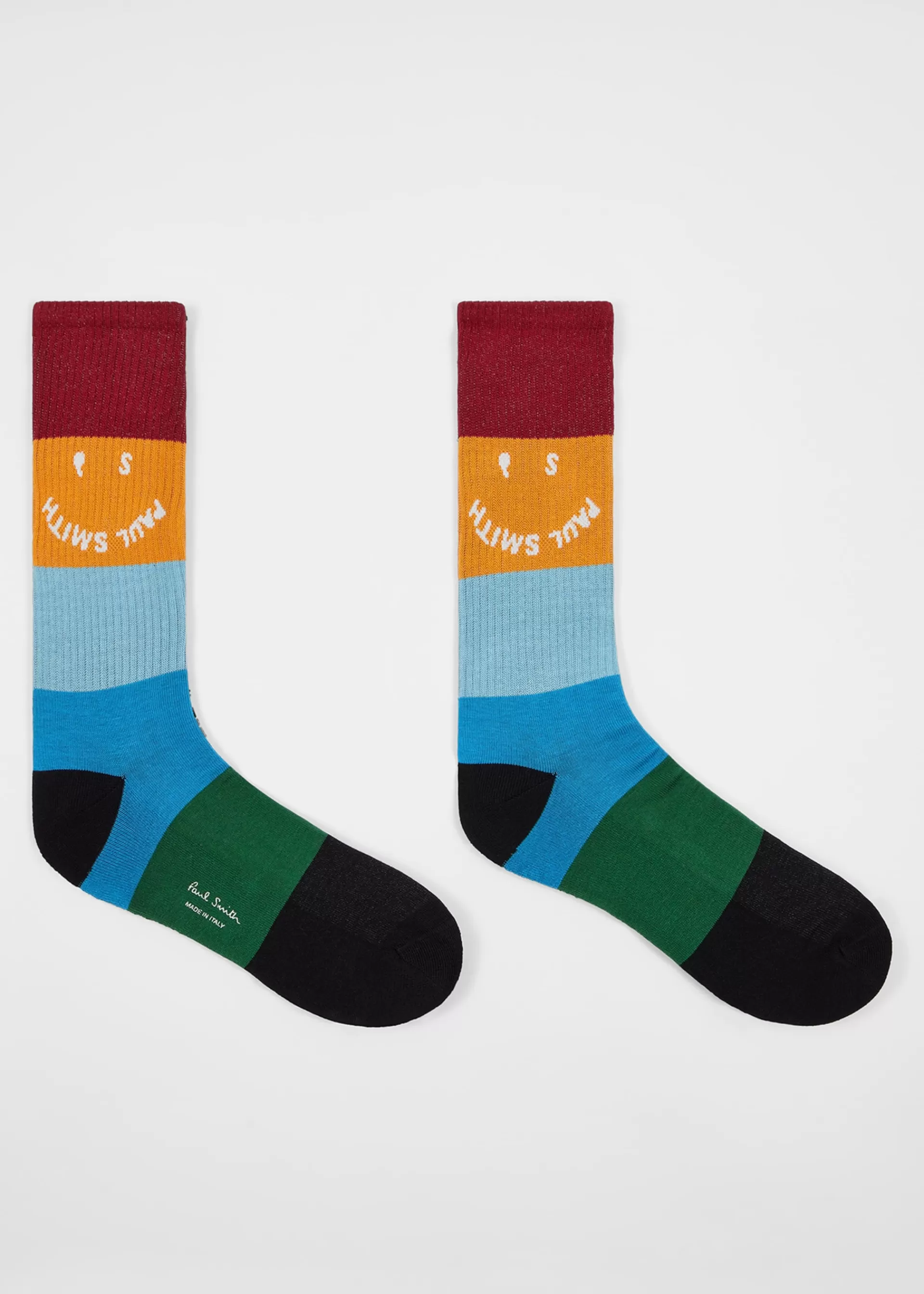 Colour Block PS 'Happy' Socks>Paul Smith Cheap