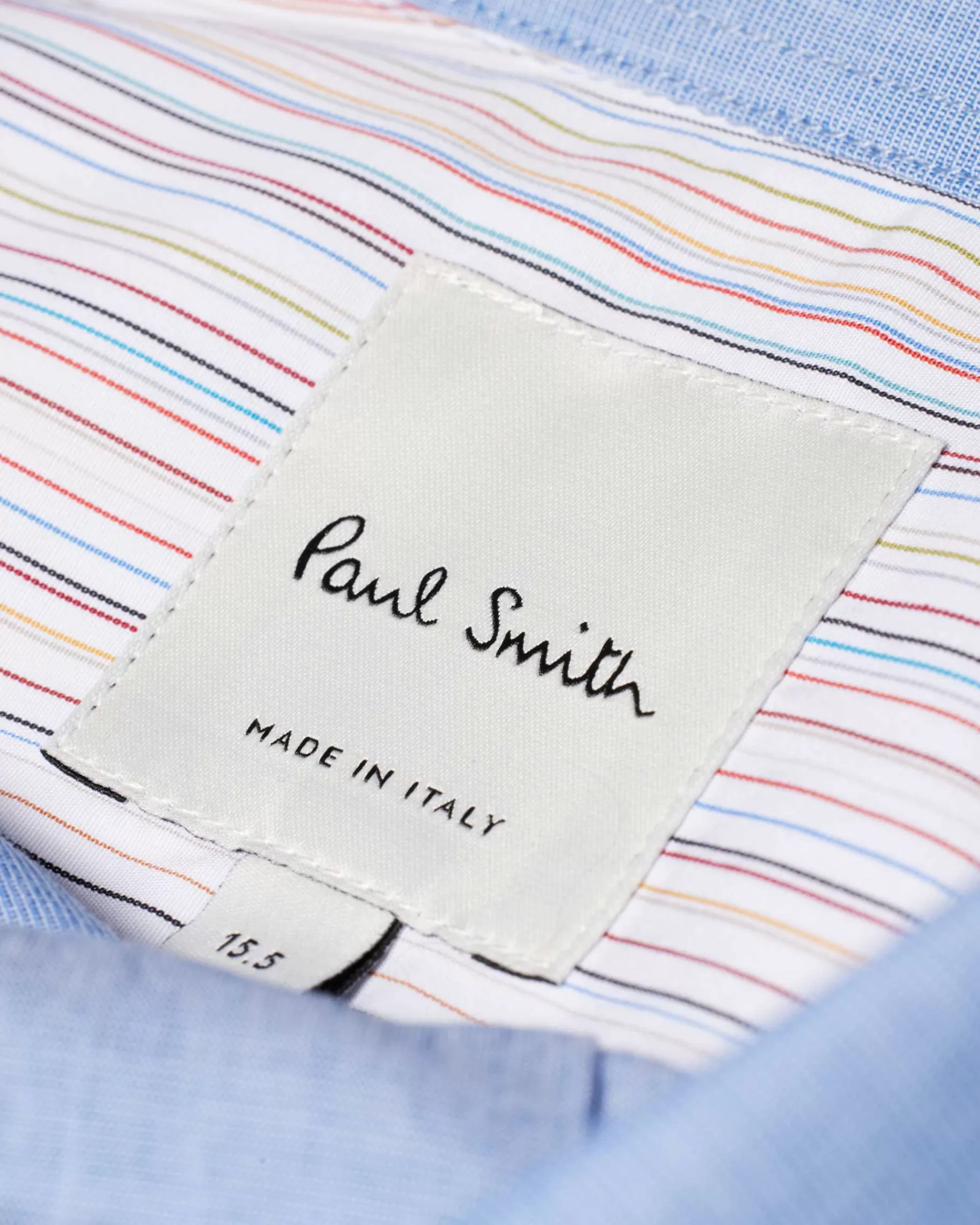 Cornflower Tailored-Fit Pale Cotton Shirt>Paul Smith Discount
