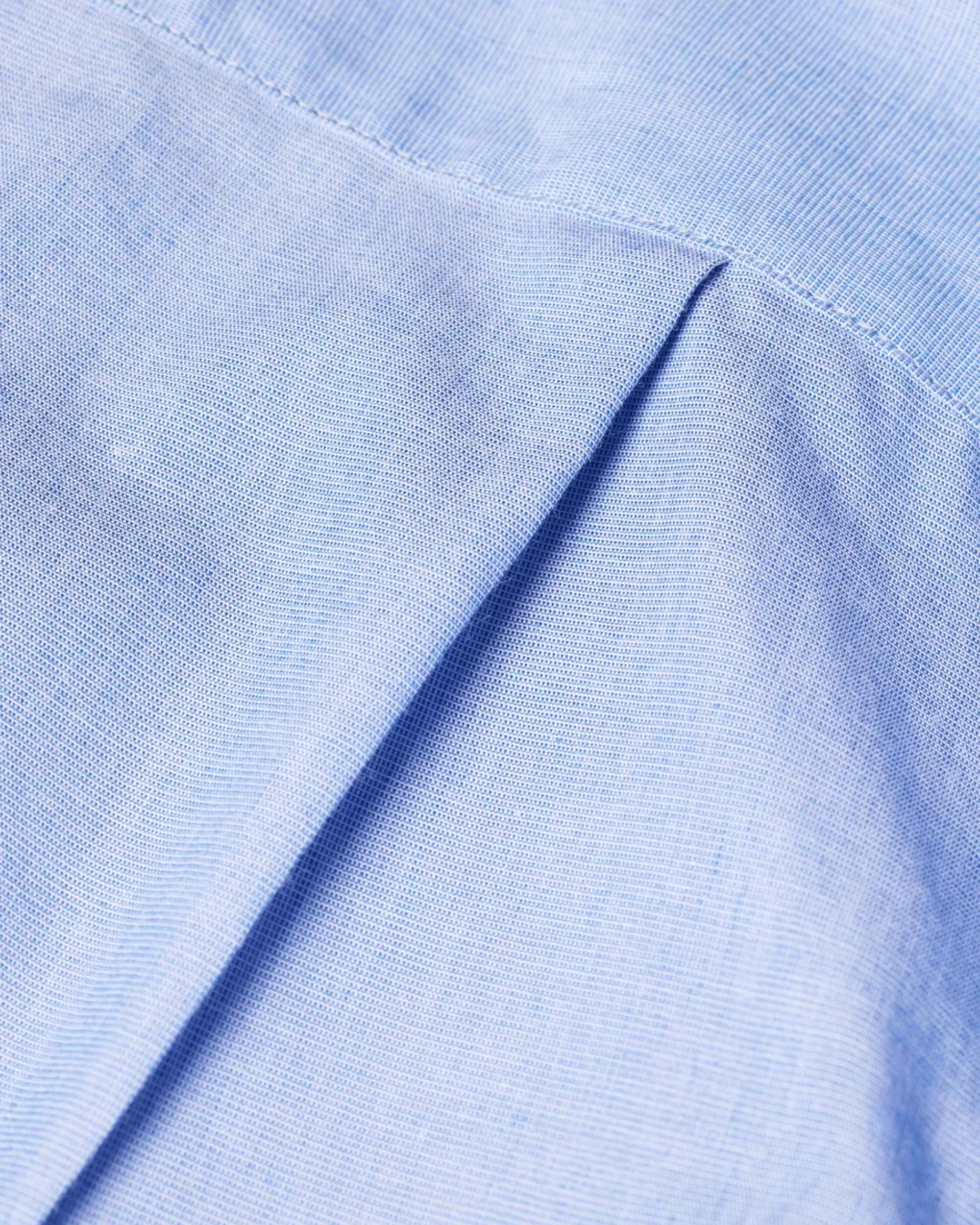 Cornflower Tailored-Fit Pale Cotton Shirt>Paul Smith Discount