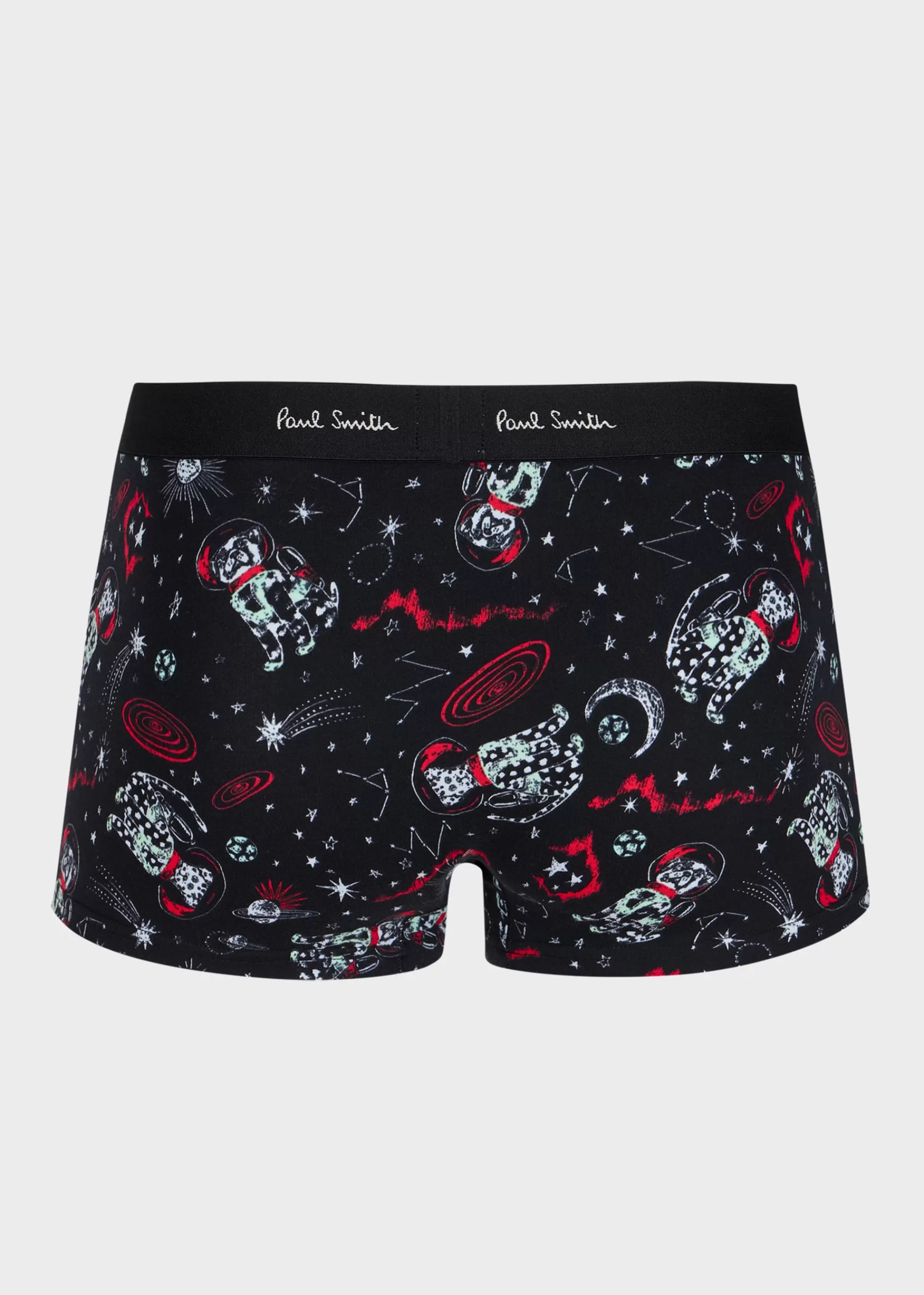 Cotton 'Dogs in Space' Print Boxer Briefs>Paul Smith New