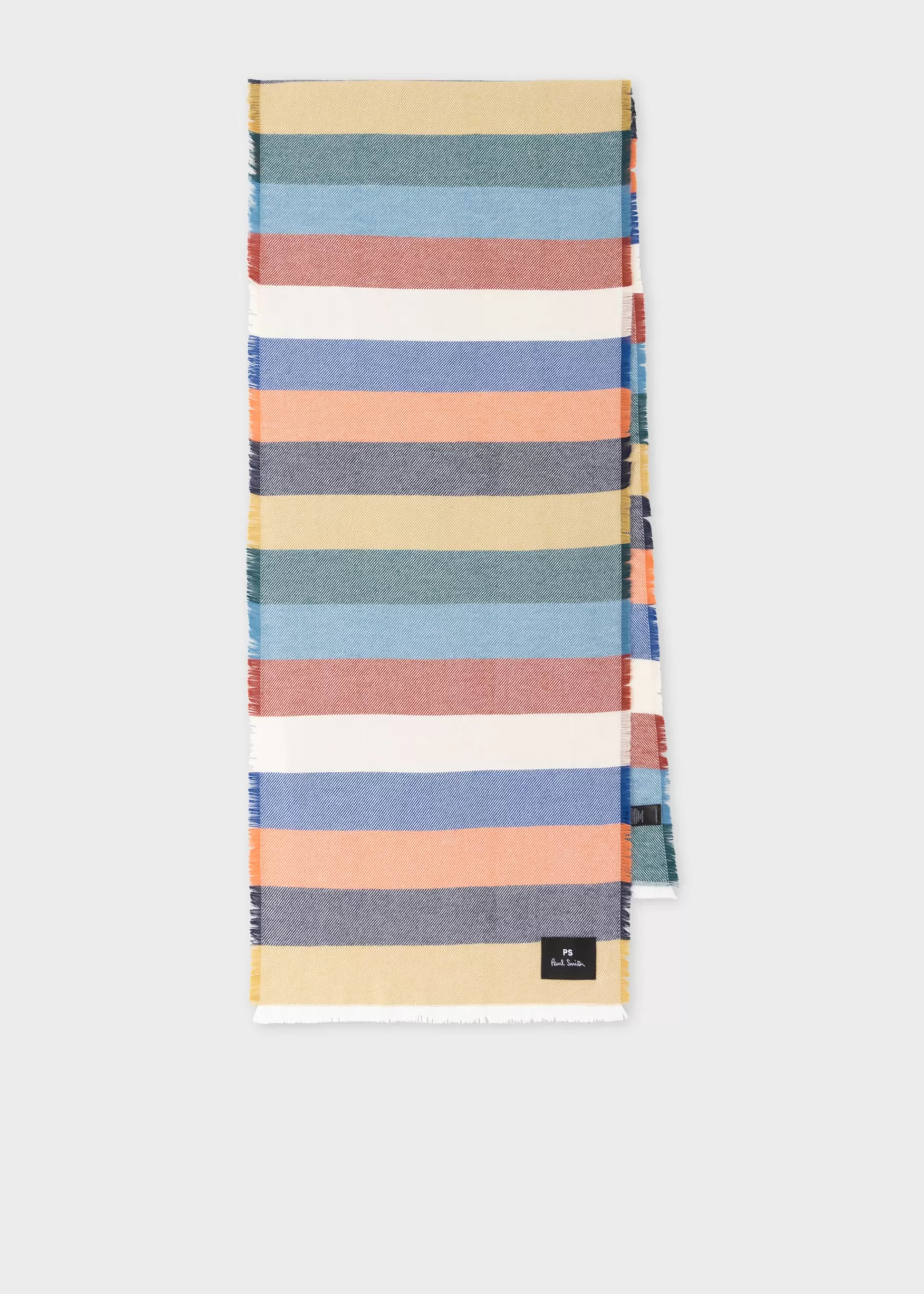 Cotton Stripe Scarf>Paul Smith Flash Sale