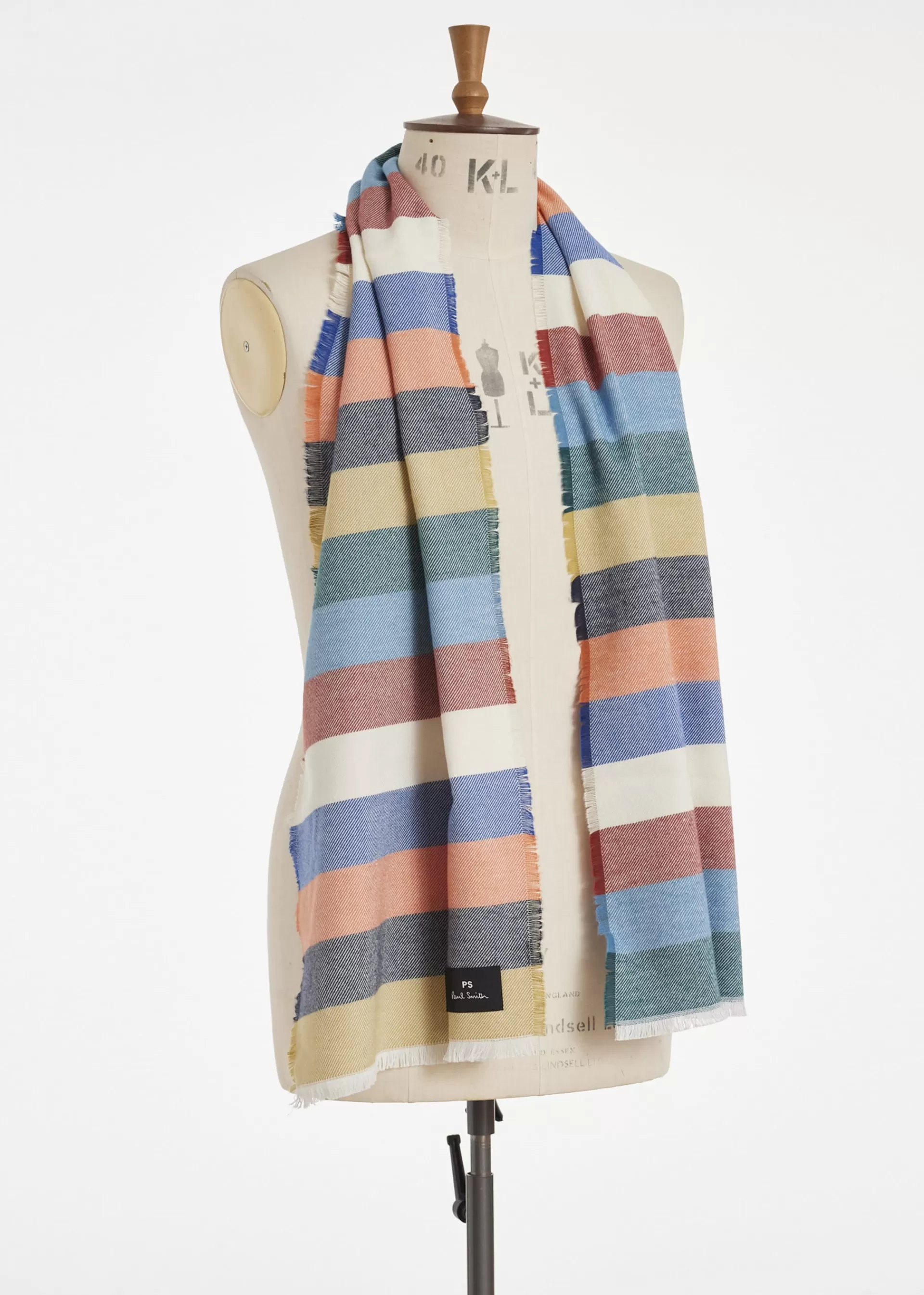 Cotton Stripe Scarf>Paul Smith Flash Sale