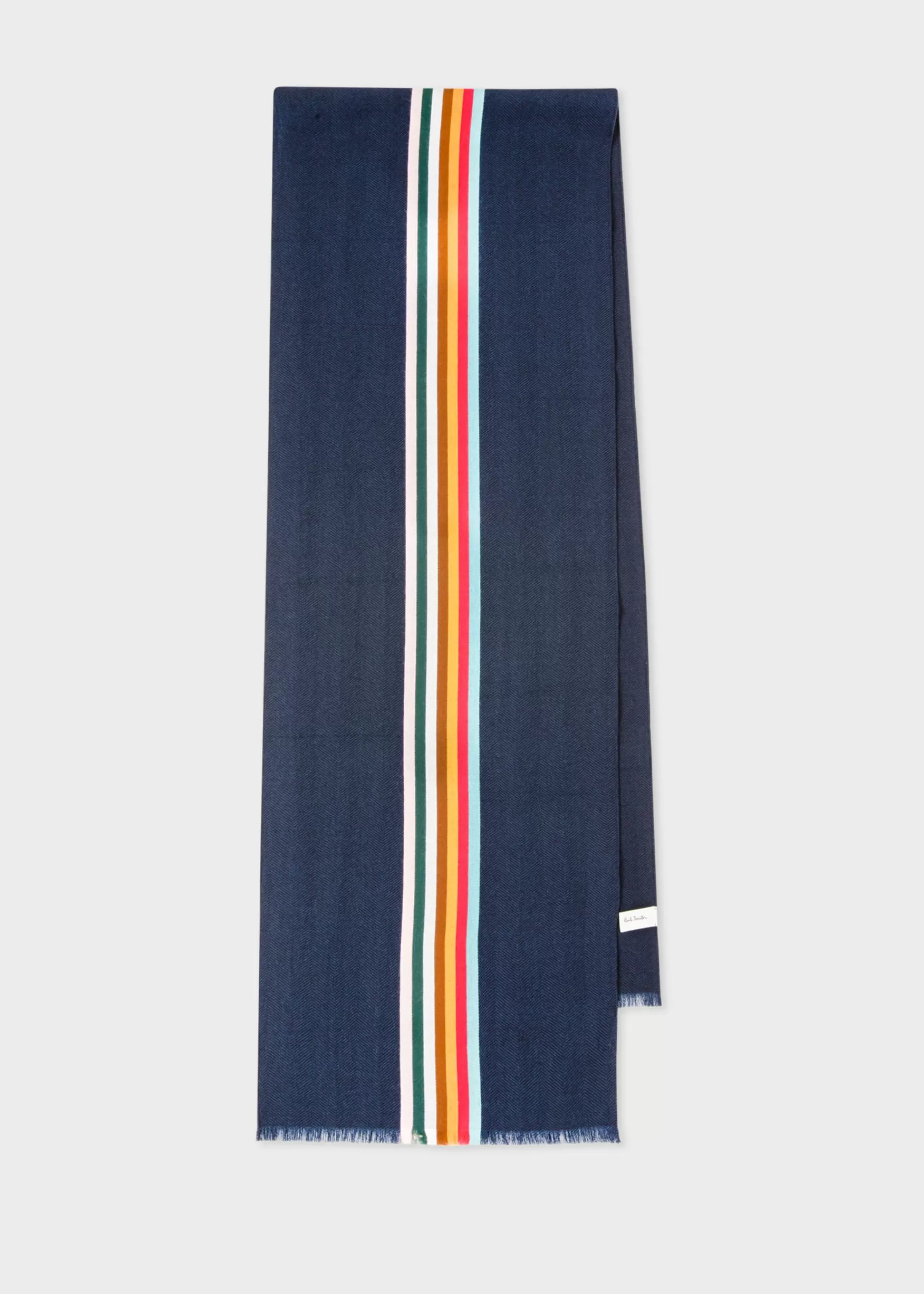 Dark Central Multi Stripe Scarf>Paul Smith Outlet