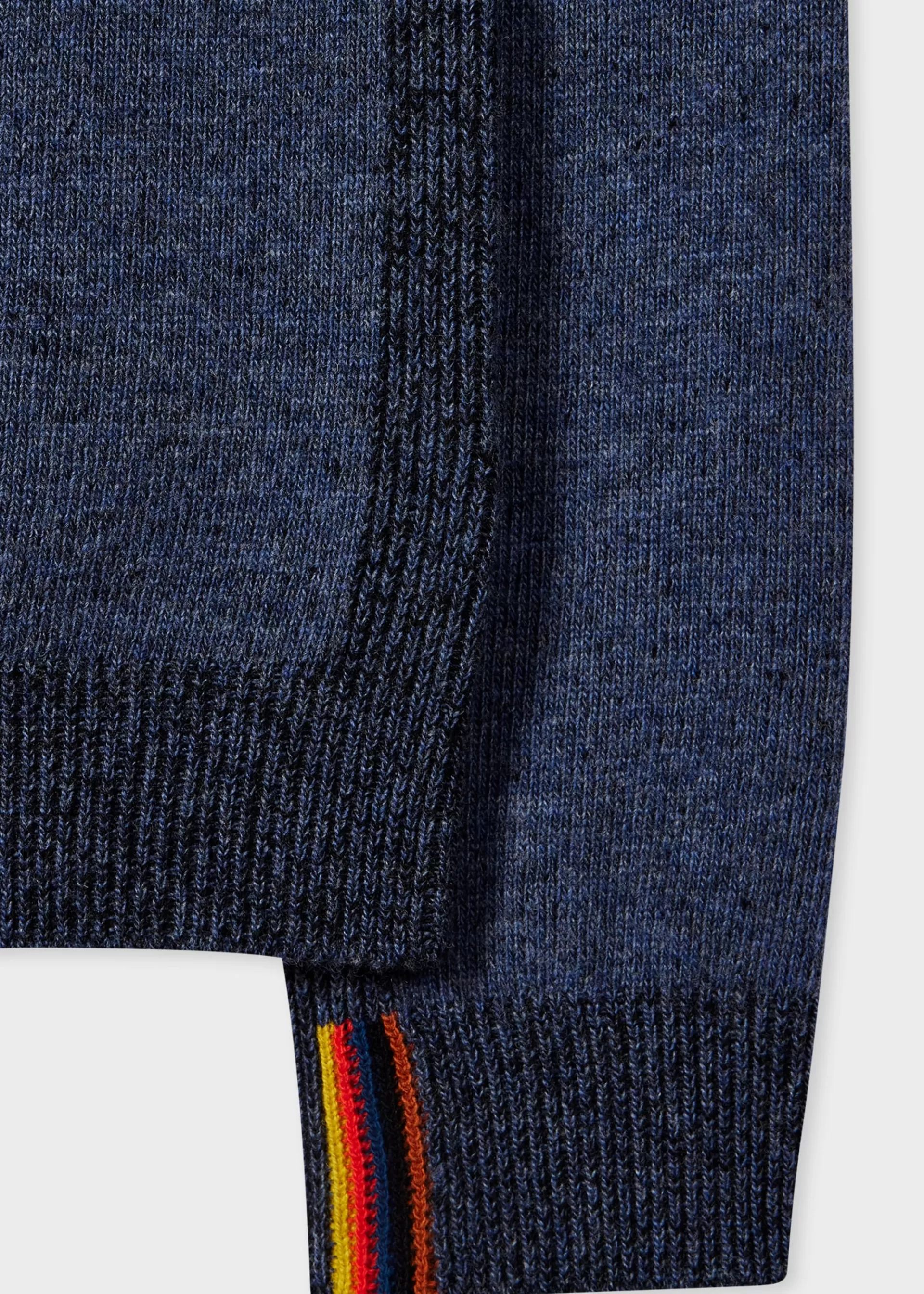 Dark Lambswool Crew Neck Sweater>Paul Smith Fashion