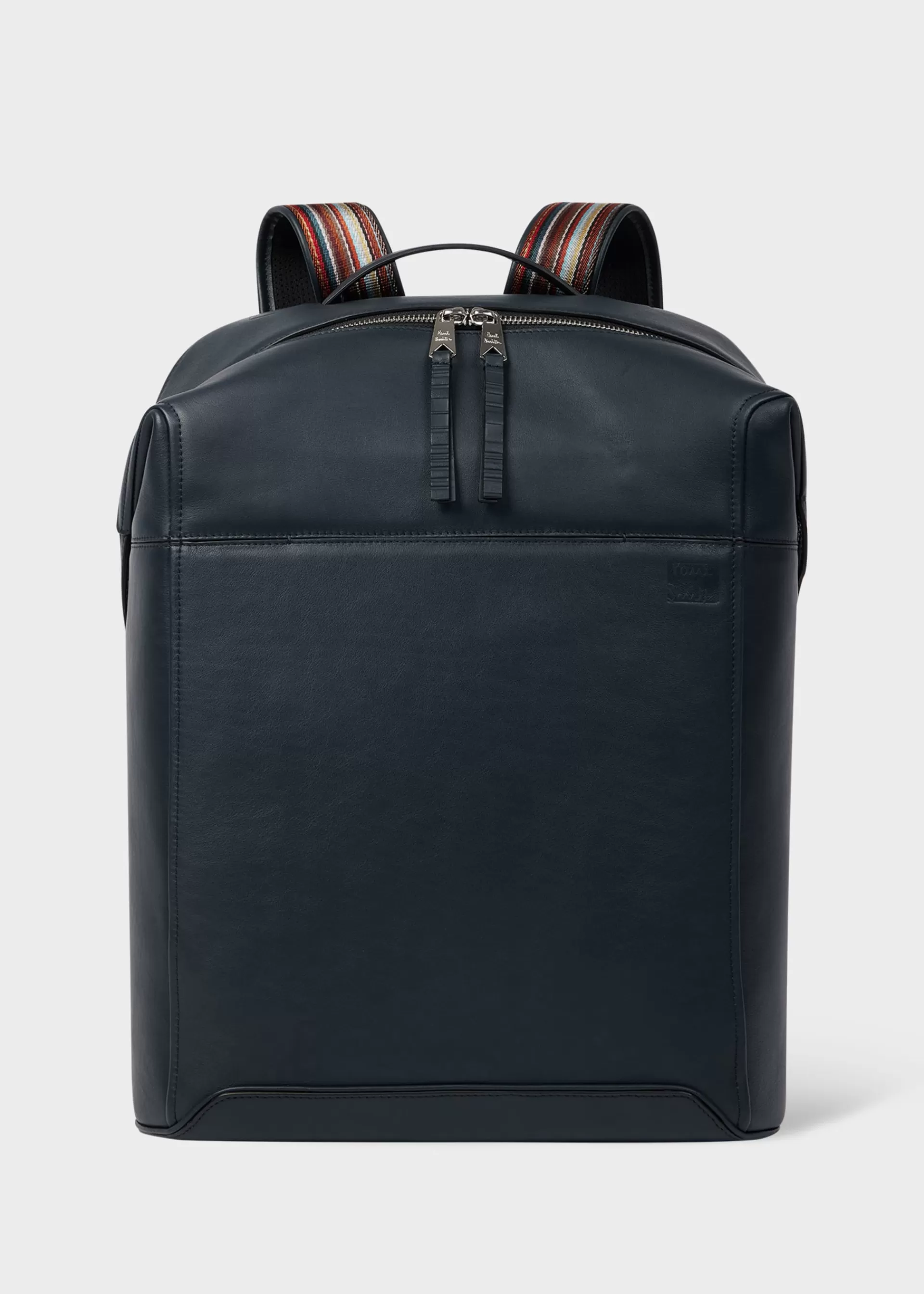 Dark Leather 'Signature Stripe' Trim Backpack>Paul Smith Clearance