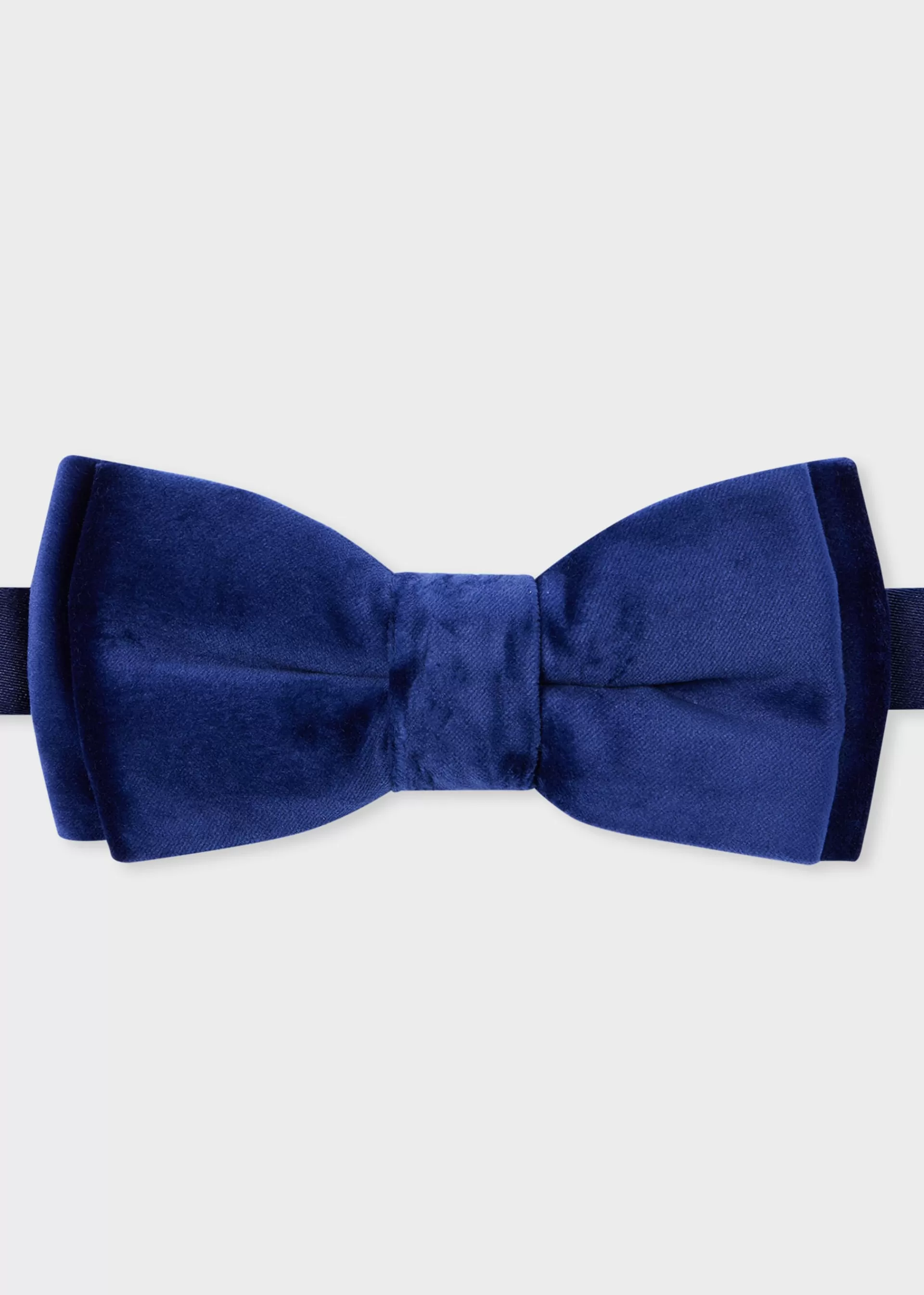 Dark Blue Pre-Tied Velvet Bow Tie>Paul Smith Hot