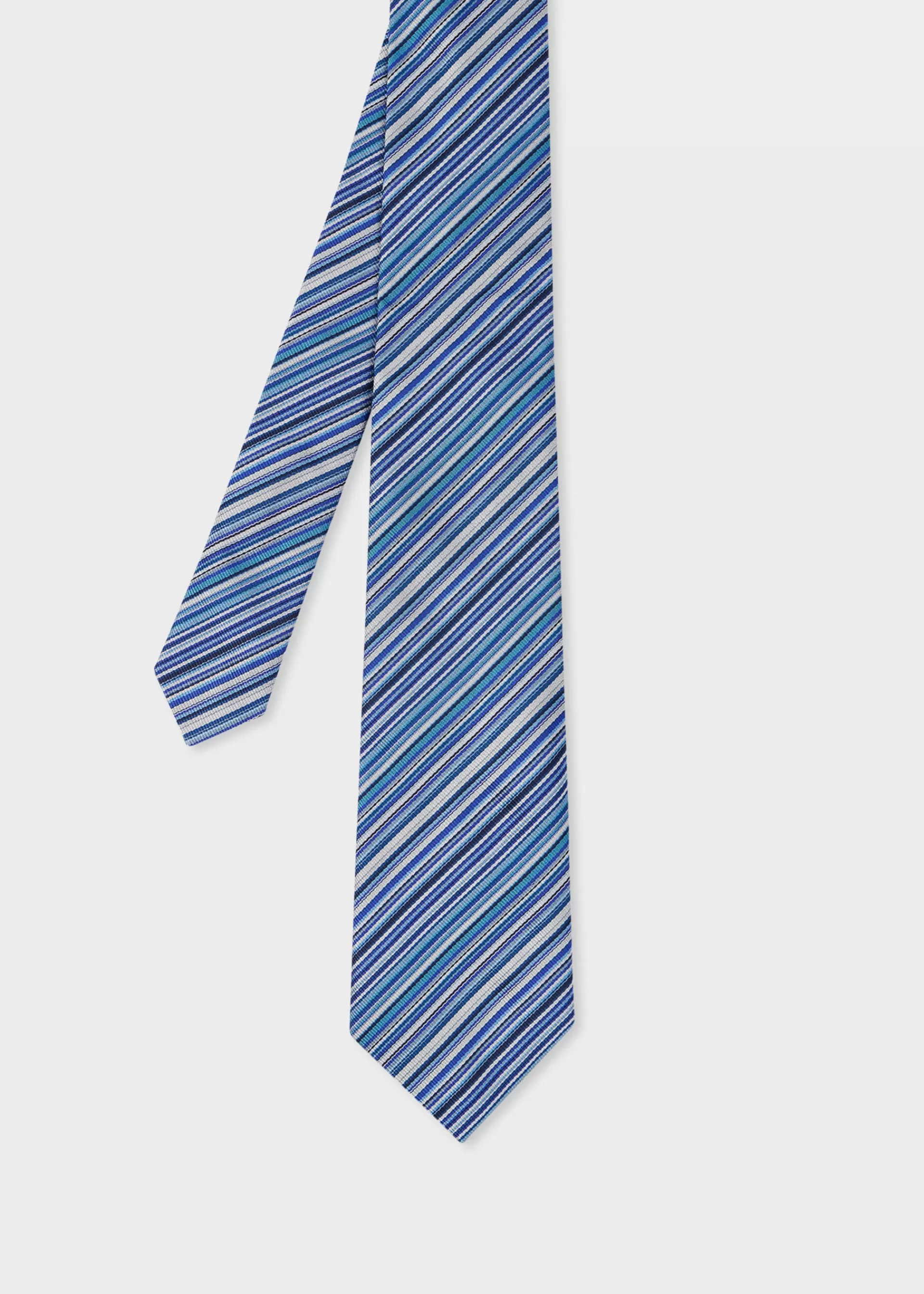 Dark 'Signature Stripe' Silk Tie>Paul Smith Flash Sale