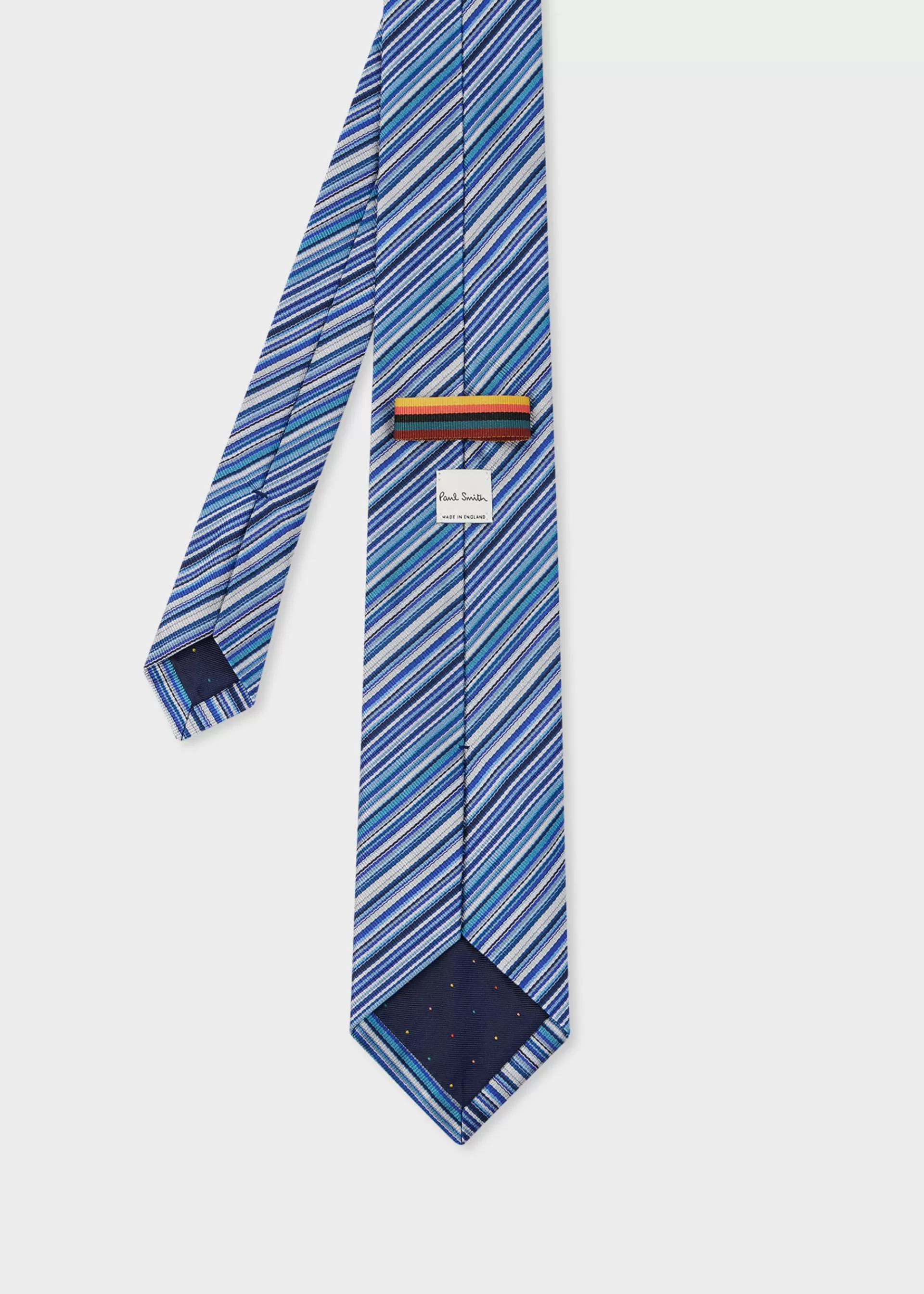 Dark 'Signature Stripe' Silk Tie>Paul Smith Flash Sale