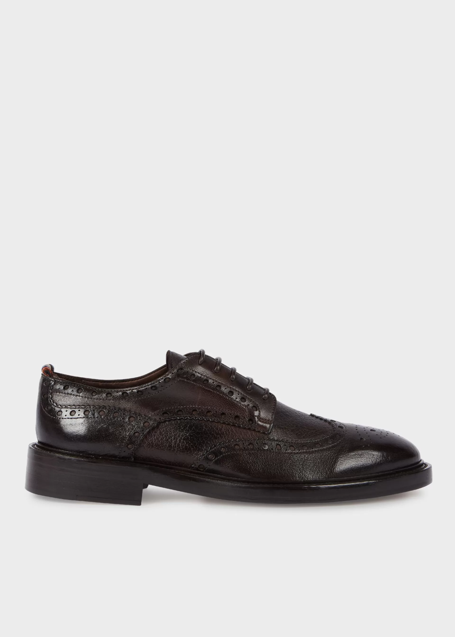 Dark Brown Leather 'Langley' Brogues>Paul Smith Flash Sale