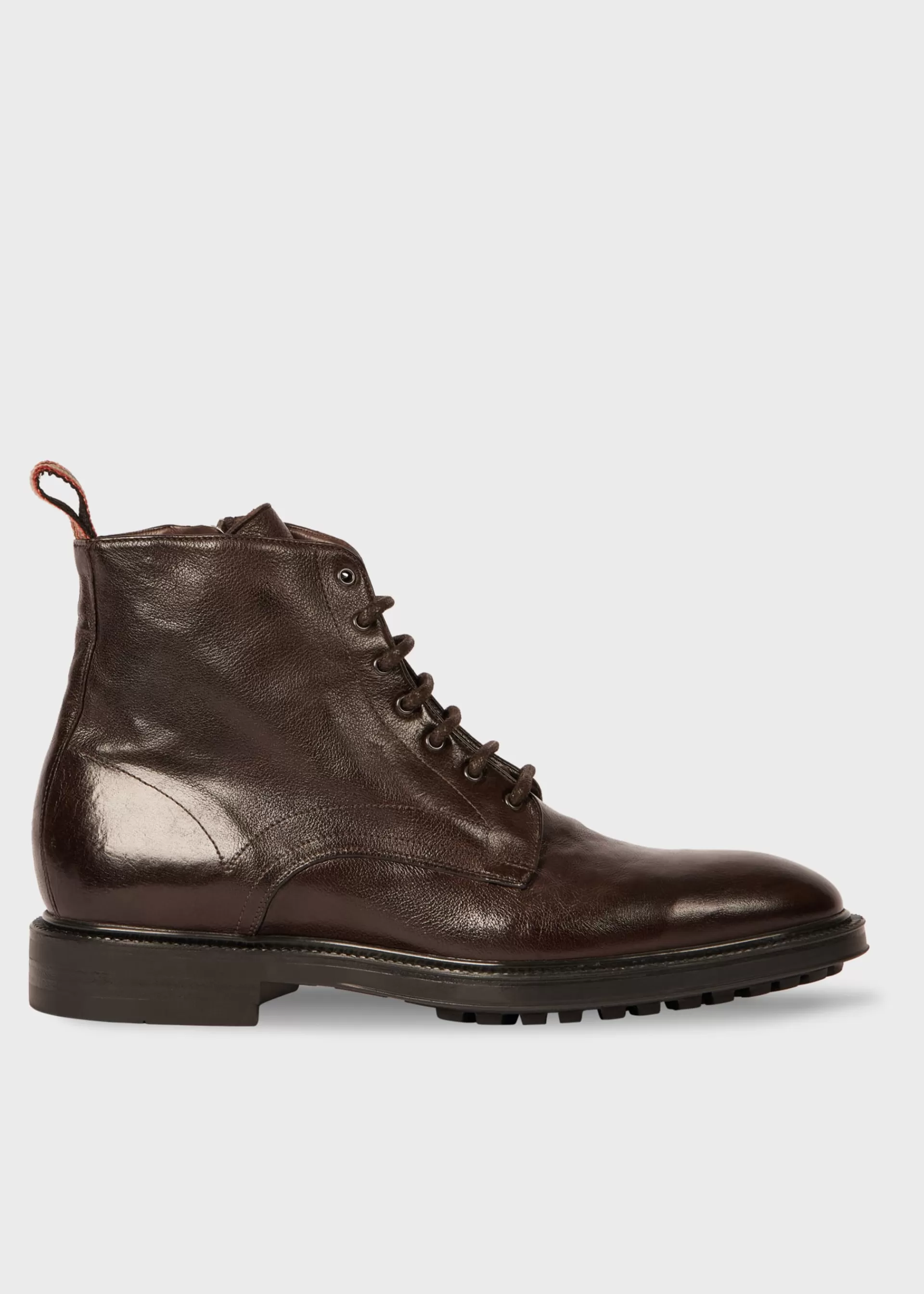 Dark Brown Leather 'Sparrow' Boots>Paul Smith Store