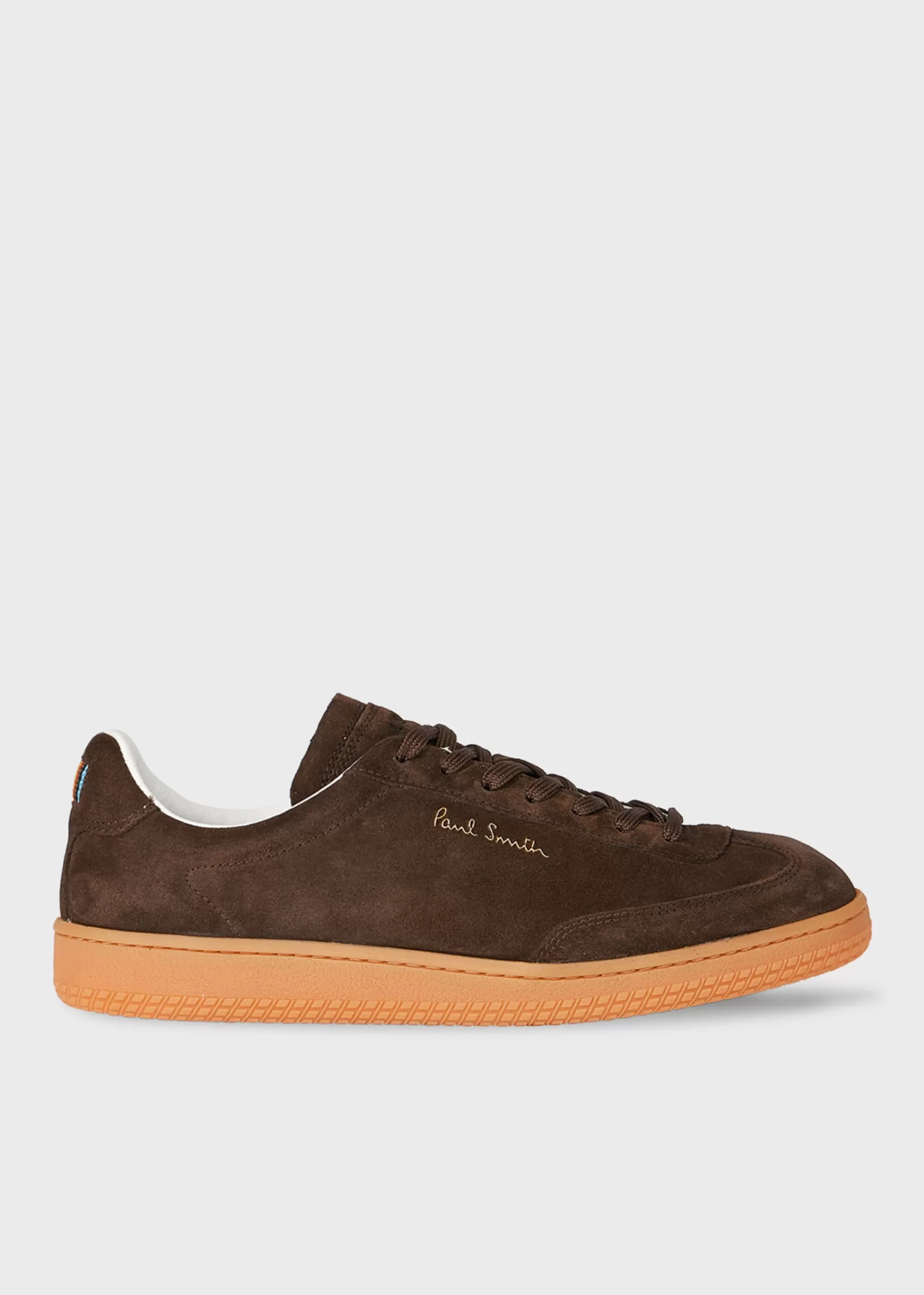 Dark Brown Suede 'Como' Trainers>Paul Smith New