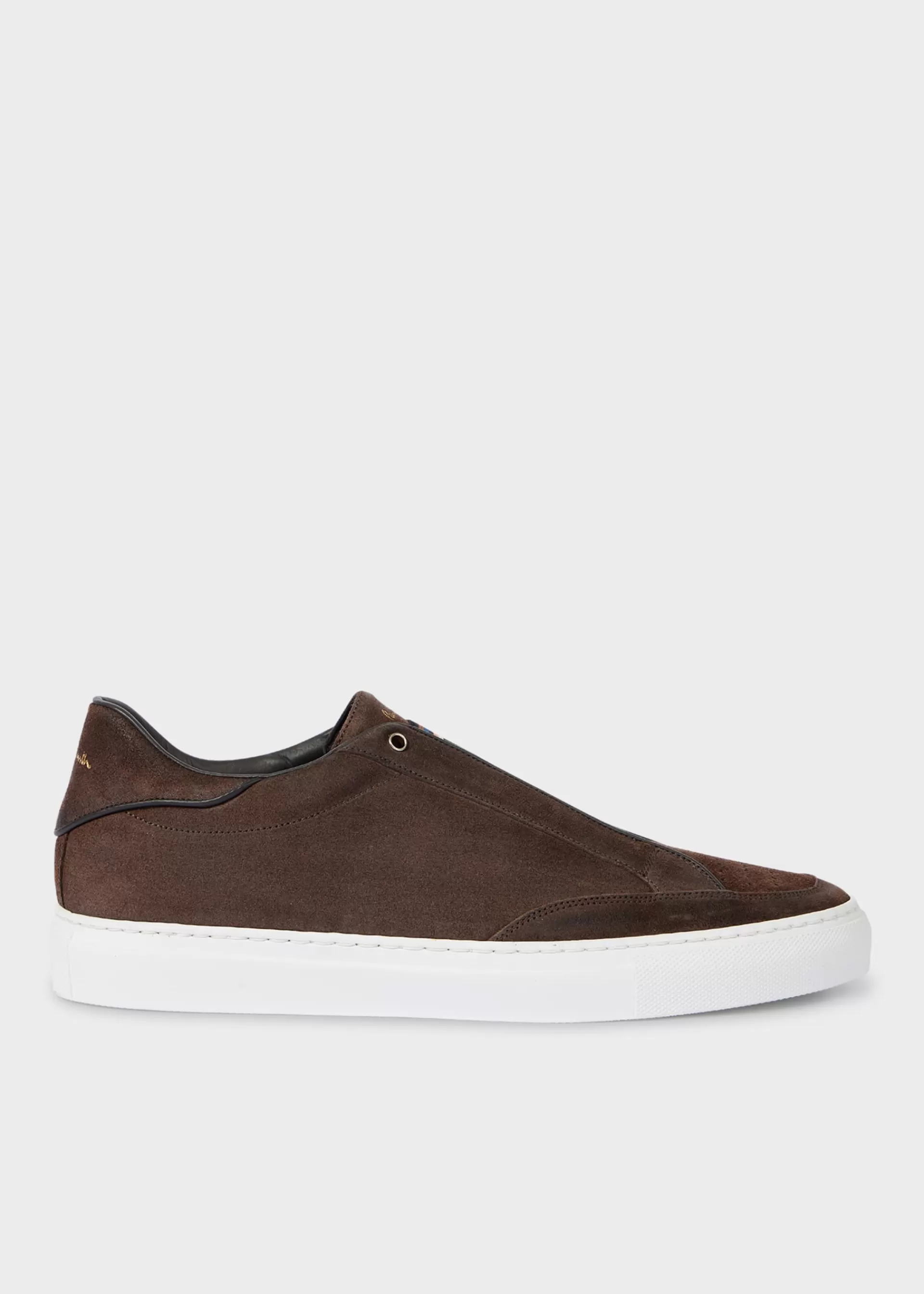 Dark Brown Suede 'Sato' Sneakers>Paul Smith Cheap