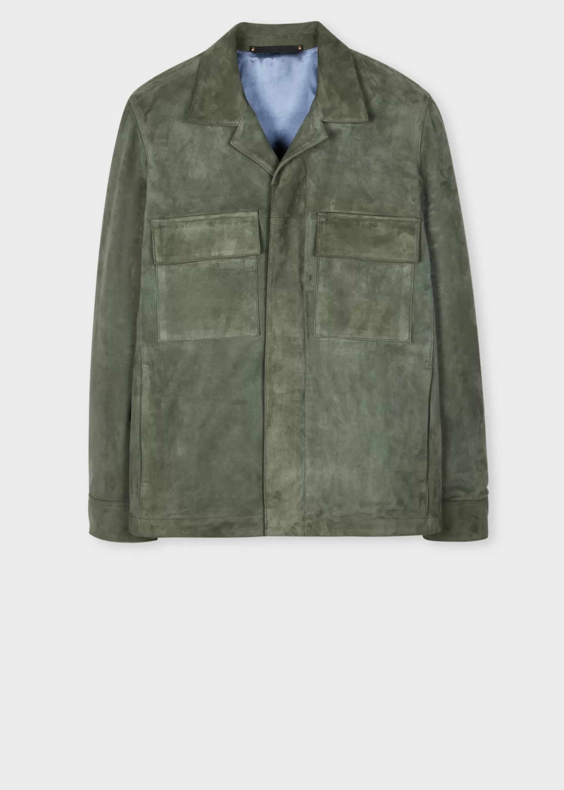 Dark Casual-Fit Suede Jacket>Paul Smith Flash Sale