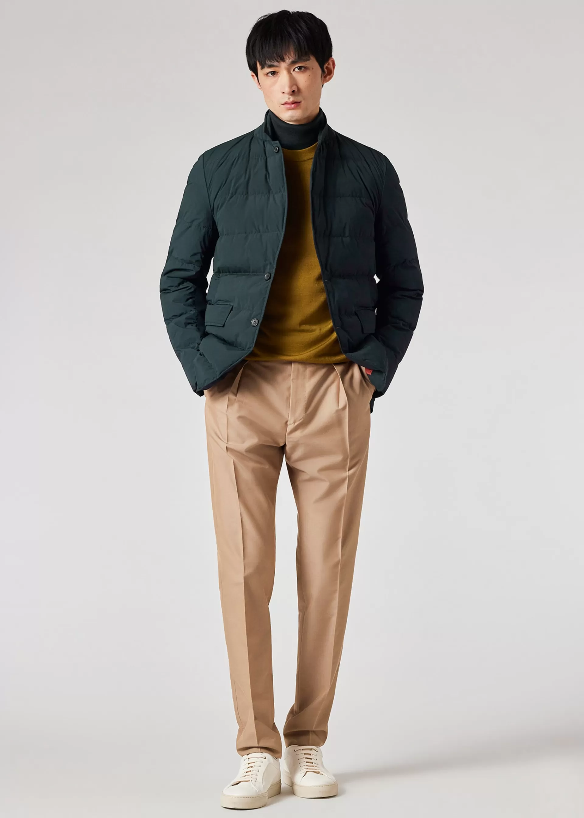 Dark Green Merino Wool Roll Neck Sweater>Paul Smith Clearance