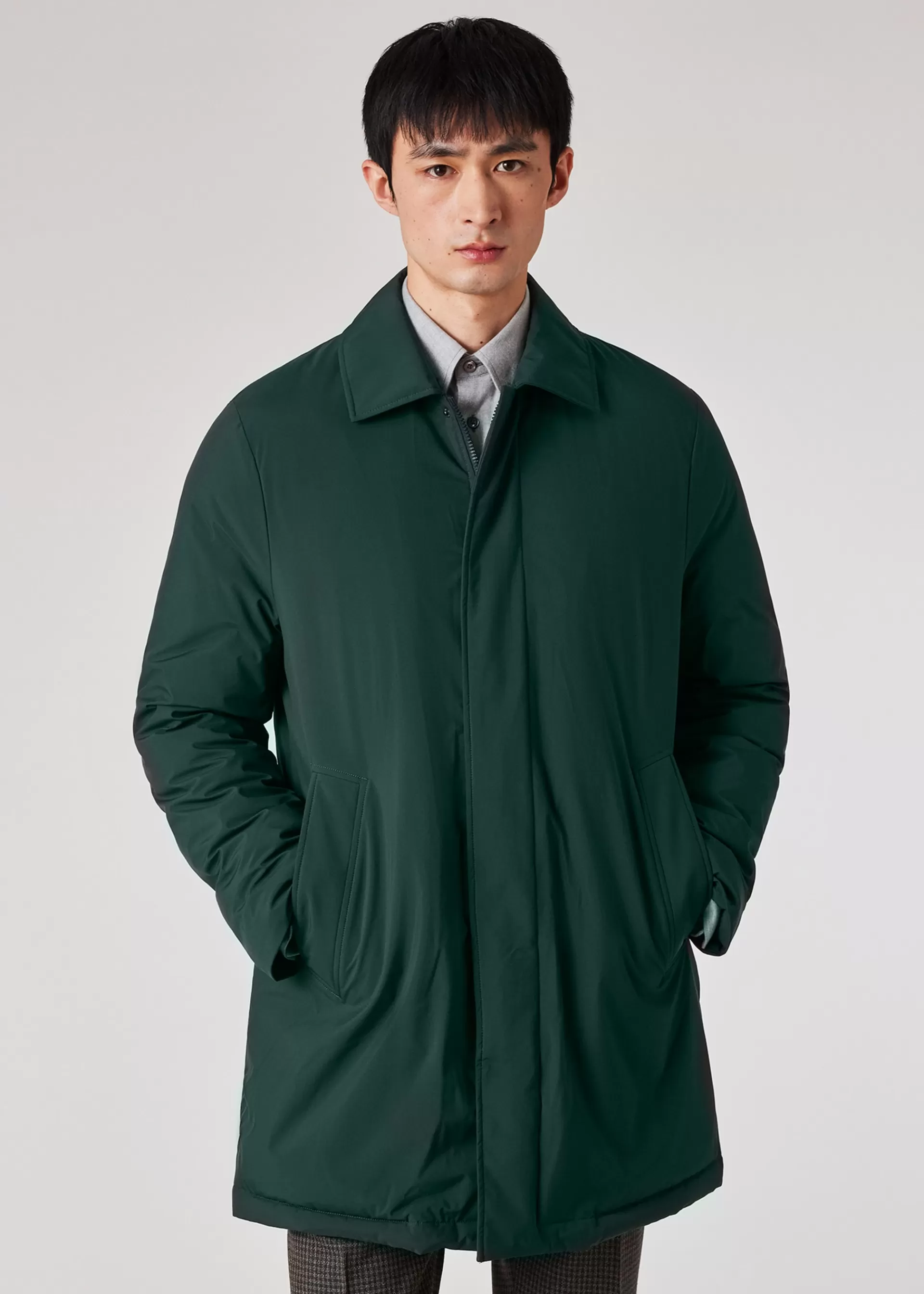 Dark Green Two-Layer Mac>Paul Smith Best Sale