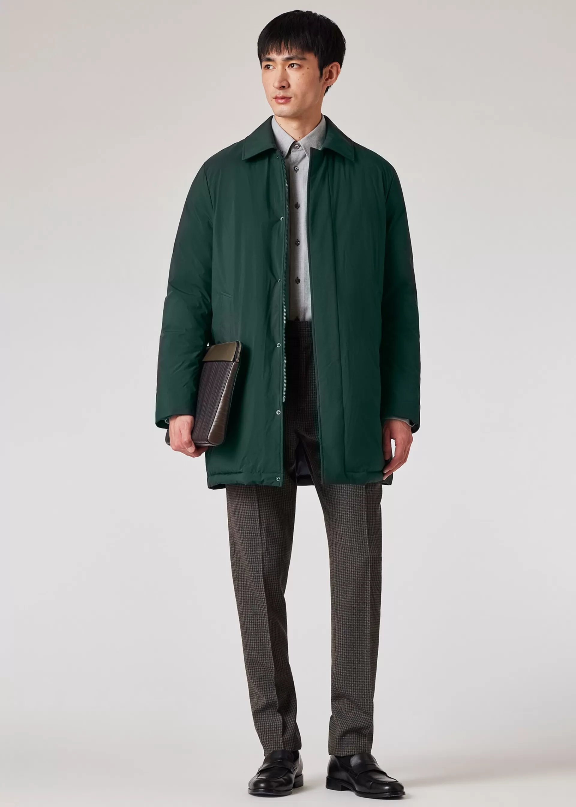 Dark Green Two-Layer Mac>Paul Smith Best Sale