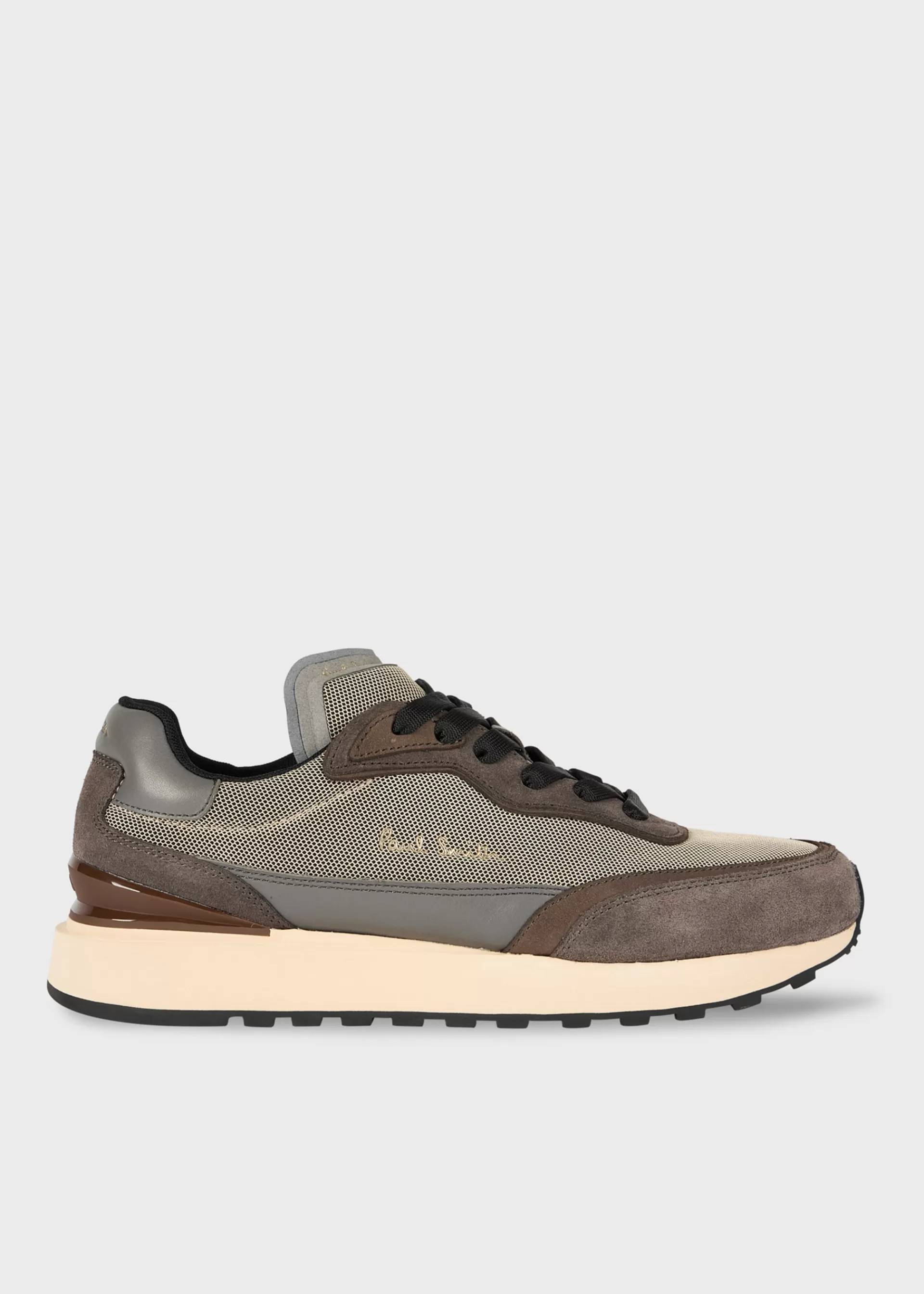 Dark Leather 'Aston' Trainers>Paul Smith Best