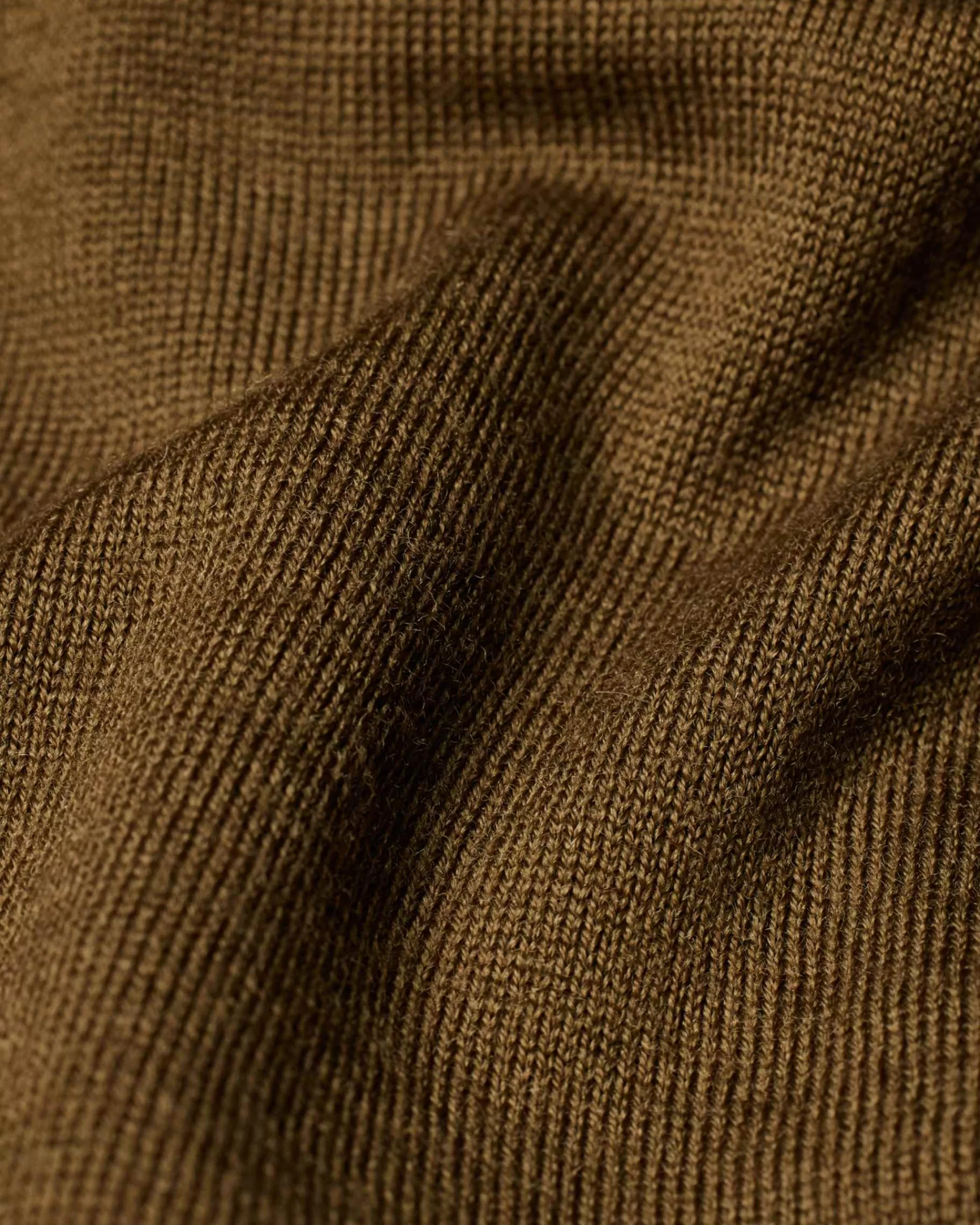 Dark Khaki 'Signature Stripe' Zip Trim Washable Wool Polo Shirt>Paul Smith Cheap