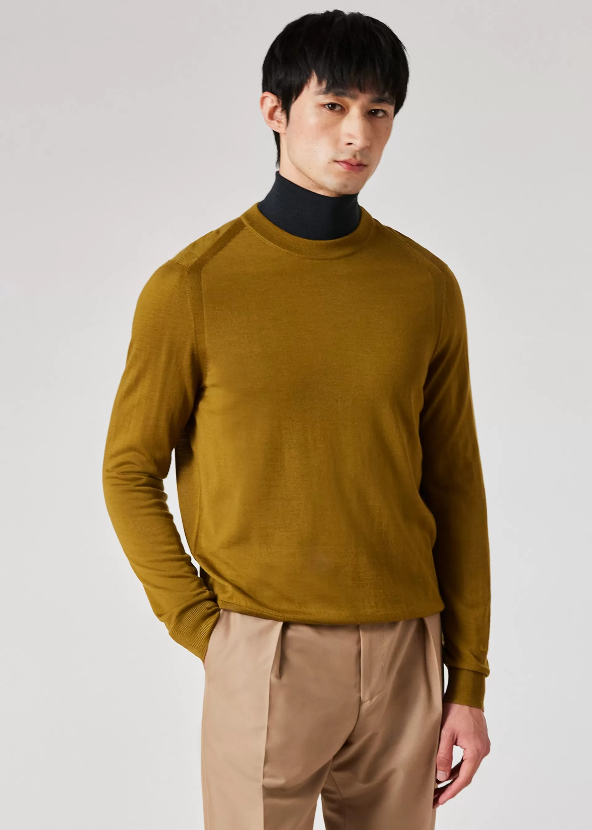 Dark Mustard Merino Wool Sweater>Paul Smith Best Sale