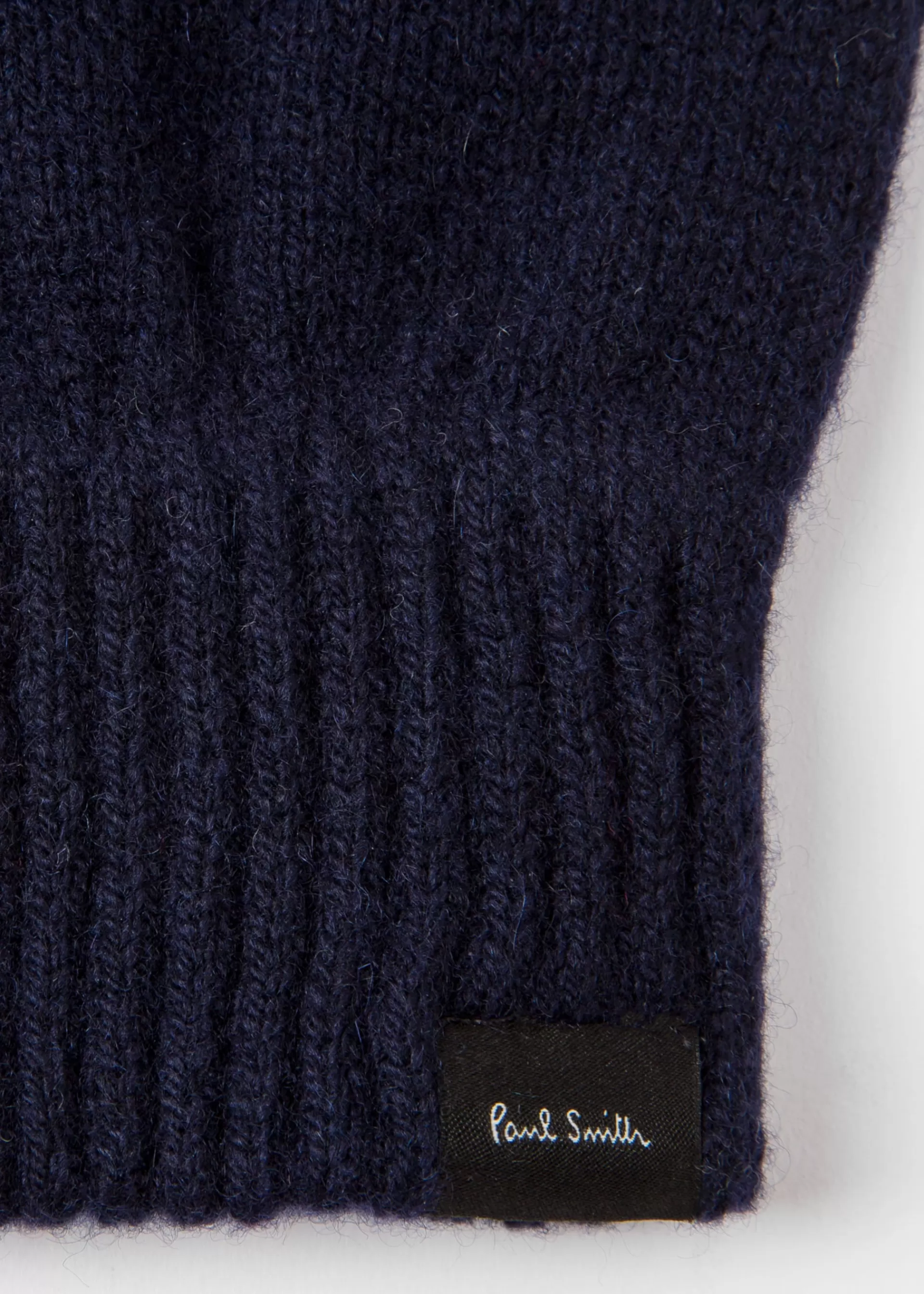 Dark Navy Cashmere-Blend Gloves>Paul Smith Store
