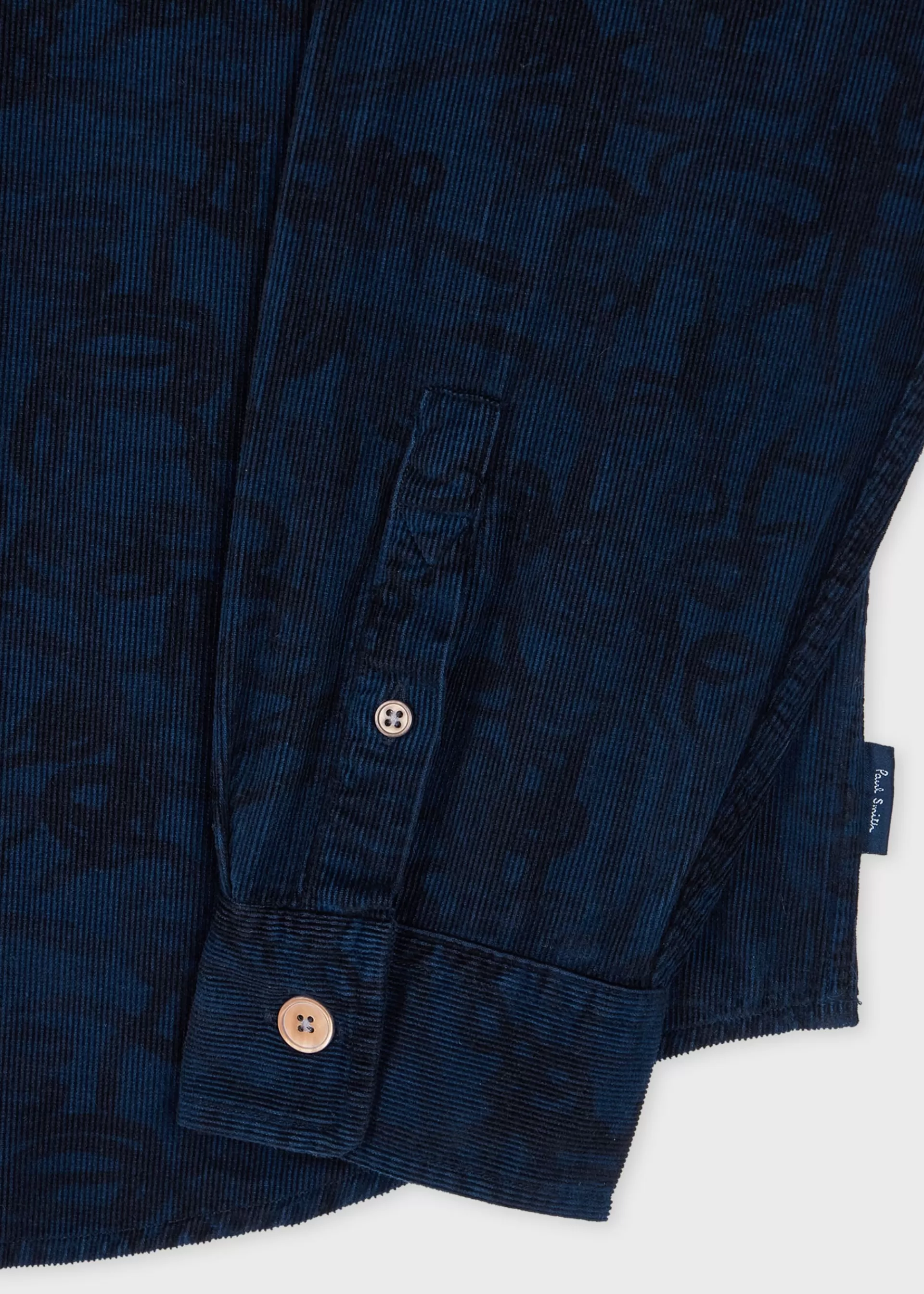 Dark Navy 'Le Soir' Print Corduroy Shirt>Paul Smith Store