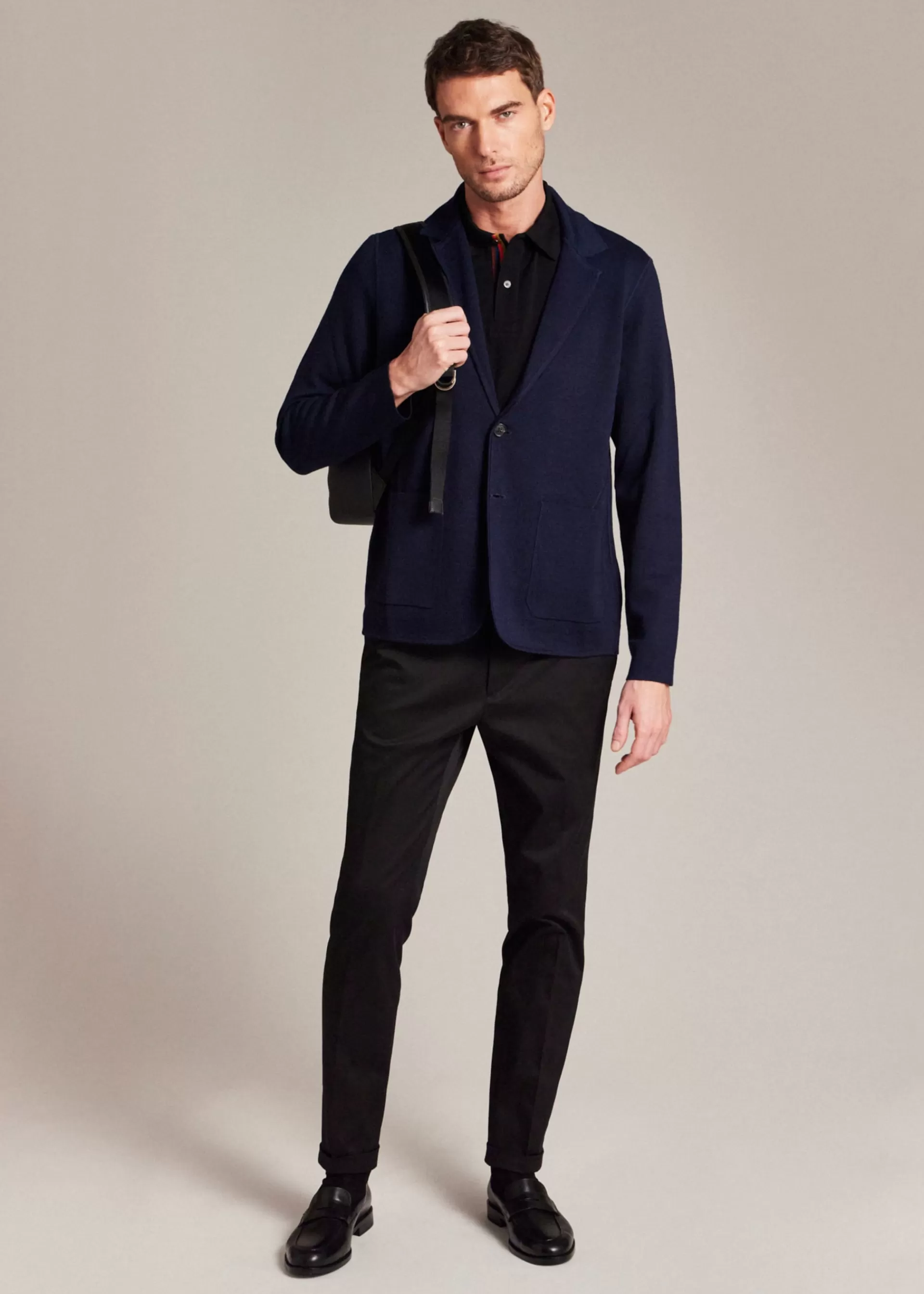 Dark Merino Wool Cardigan Blazer>Paul Smith Hot