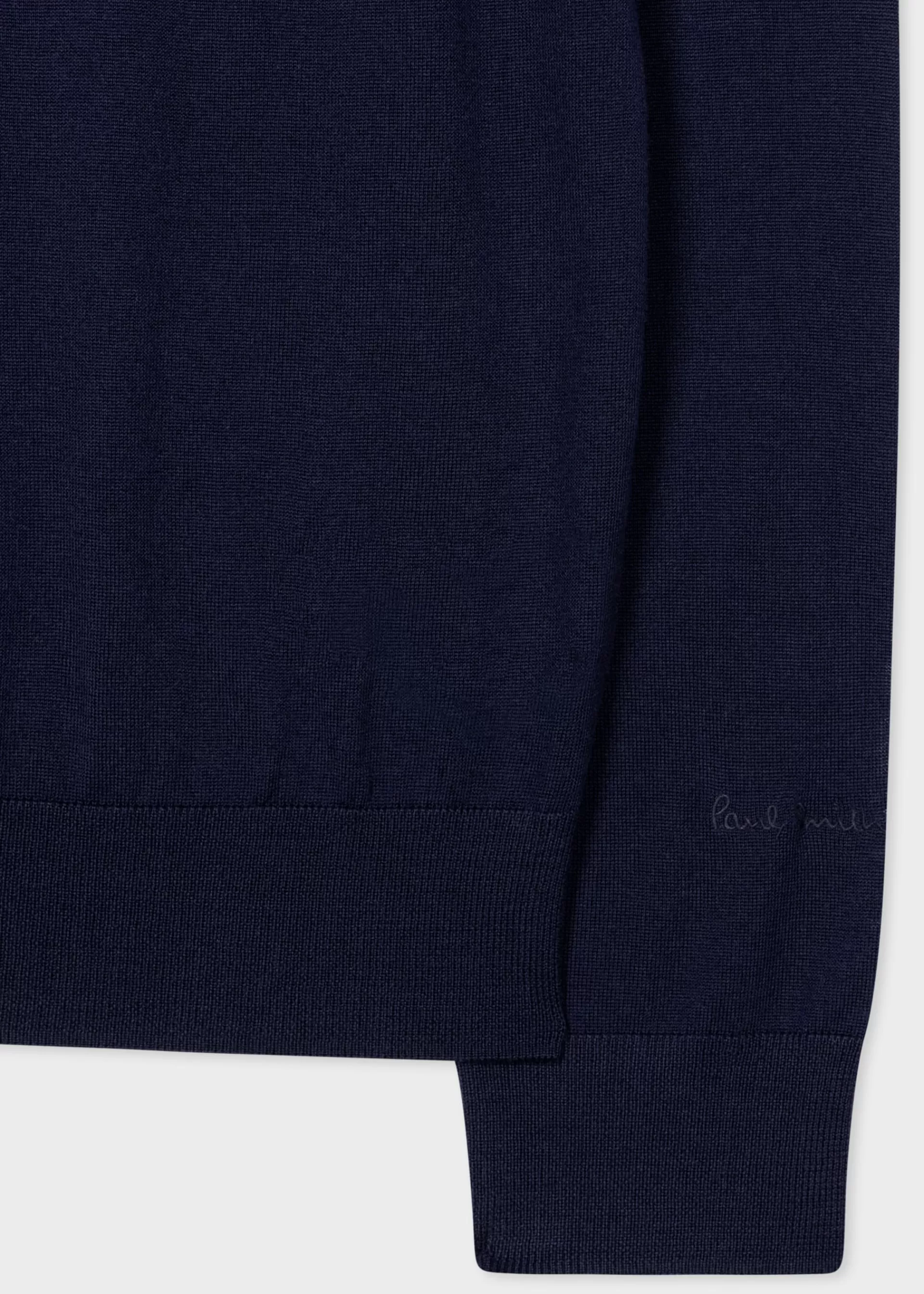 Dark Navy Merino Wool Sweater & 'Signature Stripe' Scarf Gift Set>Paul Smith Store