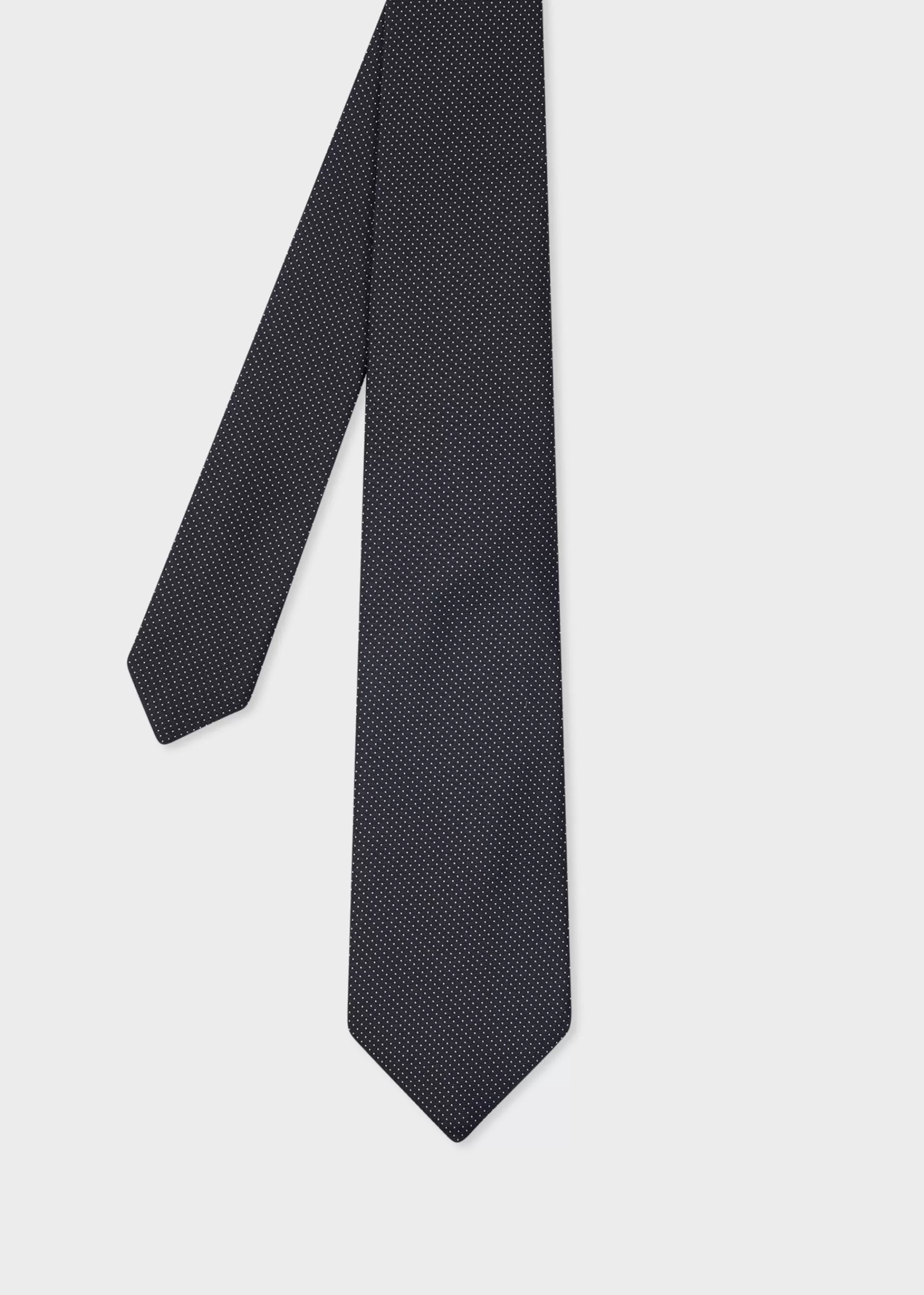 Dark Navy Mini Dot Silk Tie>Paul Smith Best
