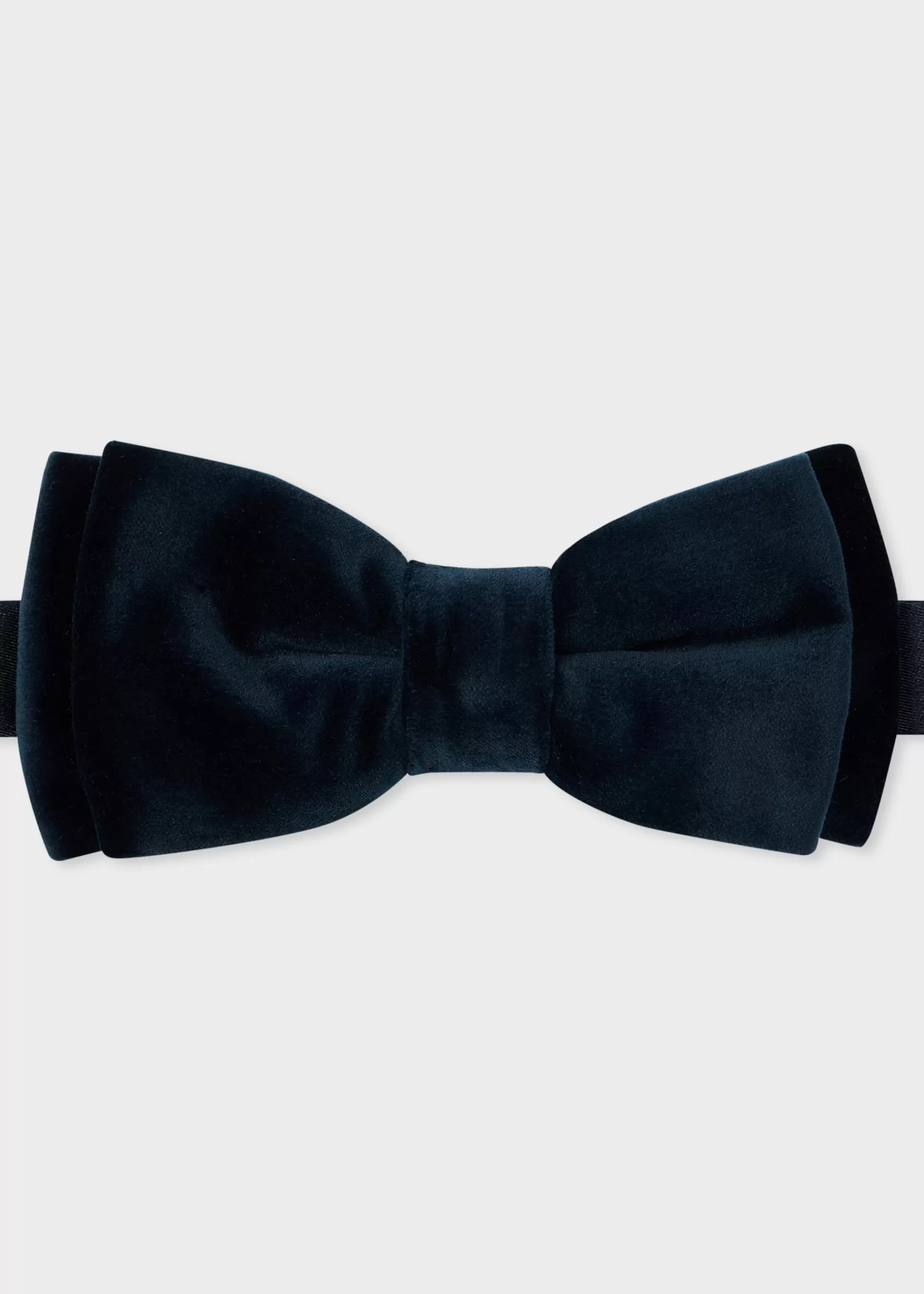 Dark Navy Velvet Pre-Tied Bow Tie>Paul Smith Store