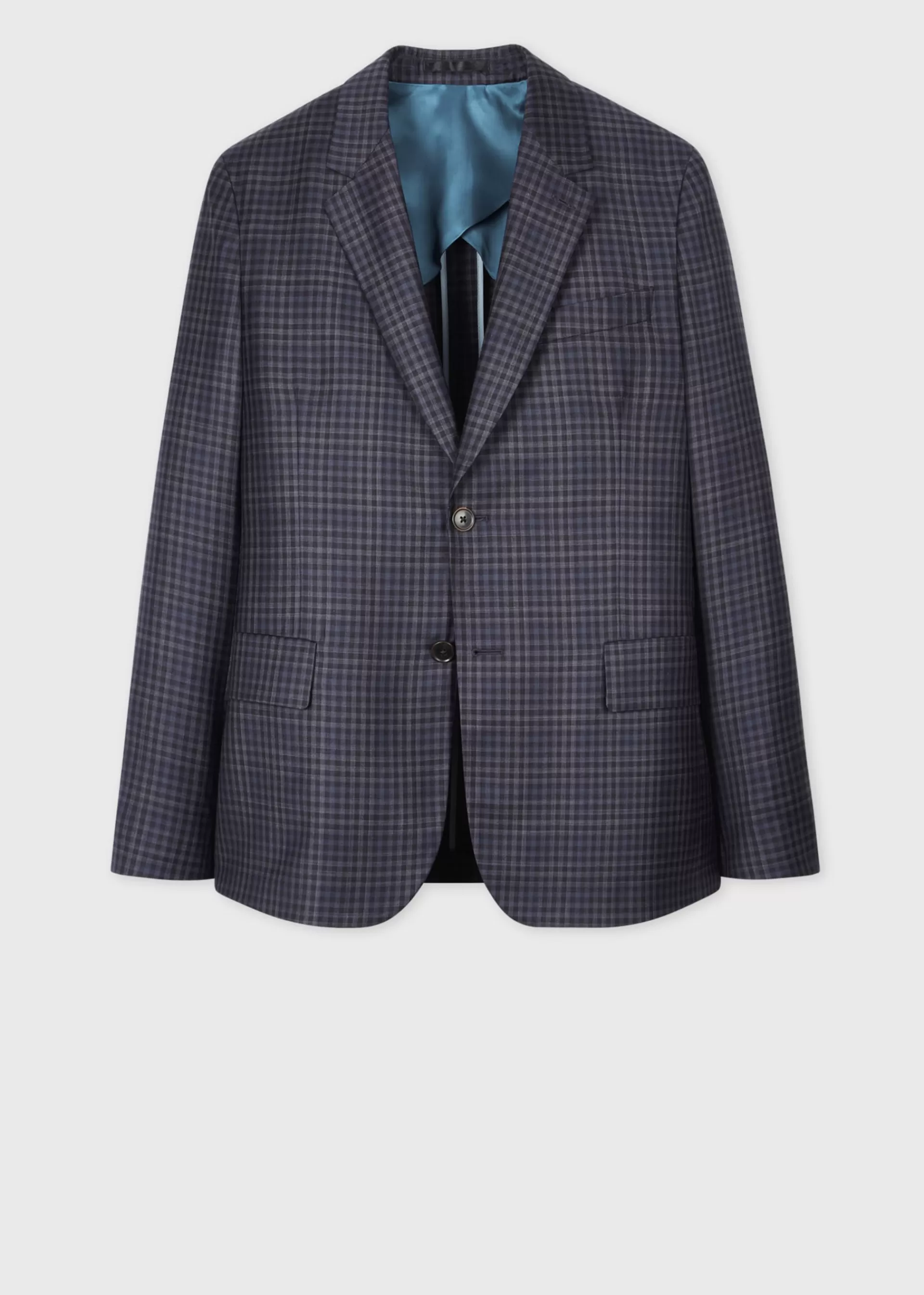 Dark Purple Check Wool Buggy-Lined Blazer>Paul Smith Flash Sale