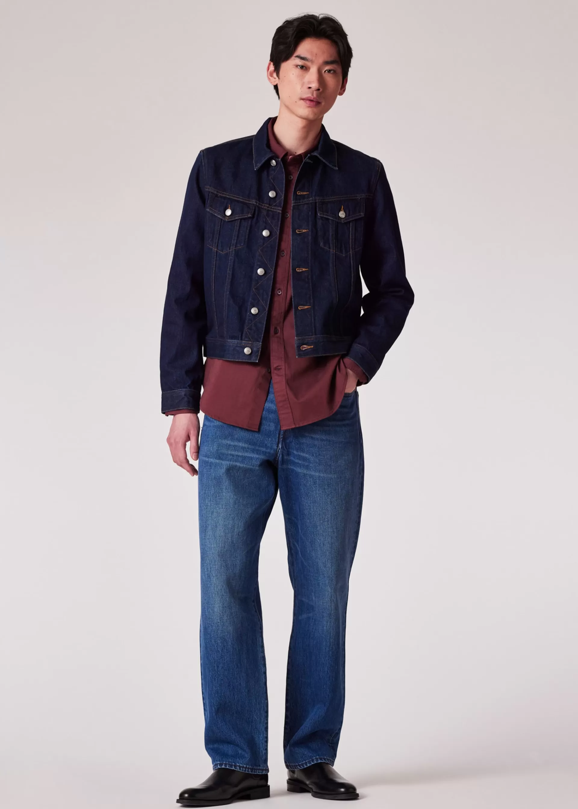 Dark Garment Dyed Shirt>Paul Smith Shop