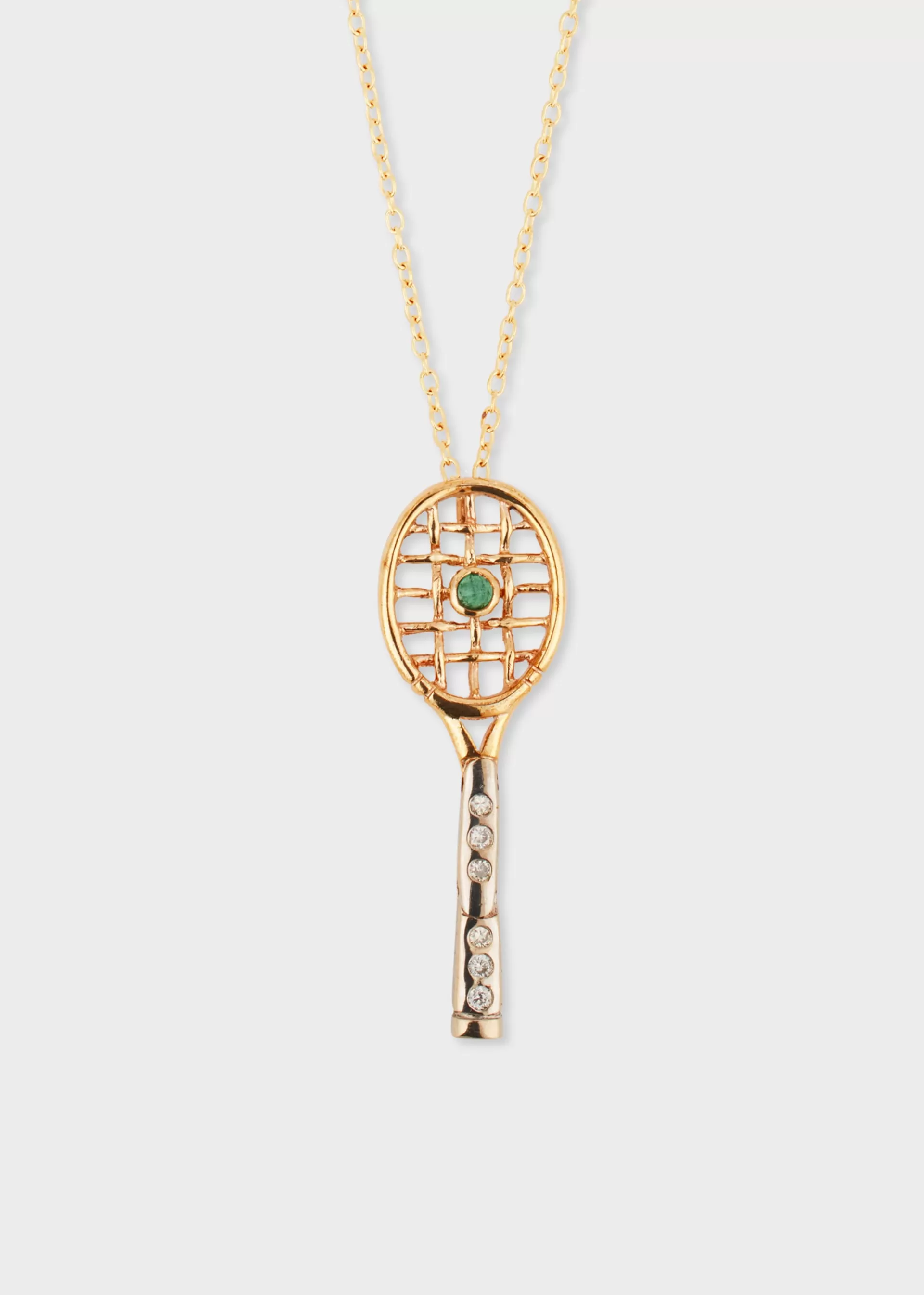 Diamond & Emerald Tennis Necklace by Baroque Rocks>Paul Smith Best