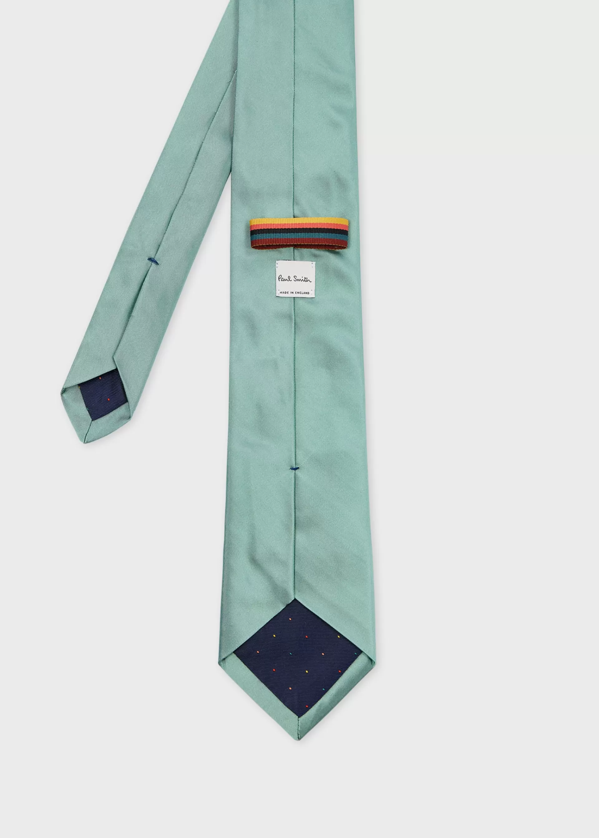 Duck Egg Silk Tie>Paul Smith Online