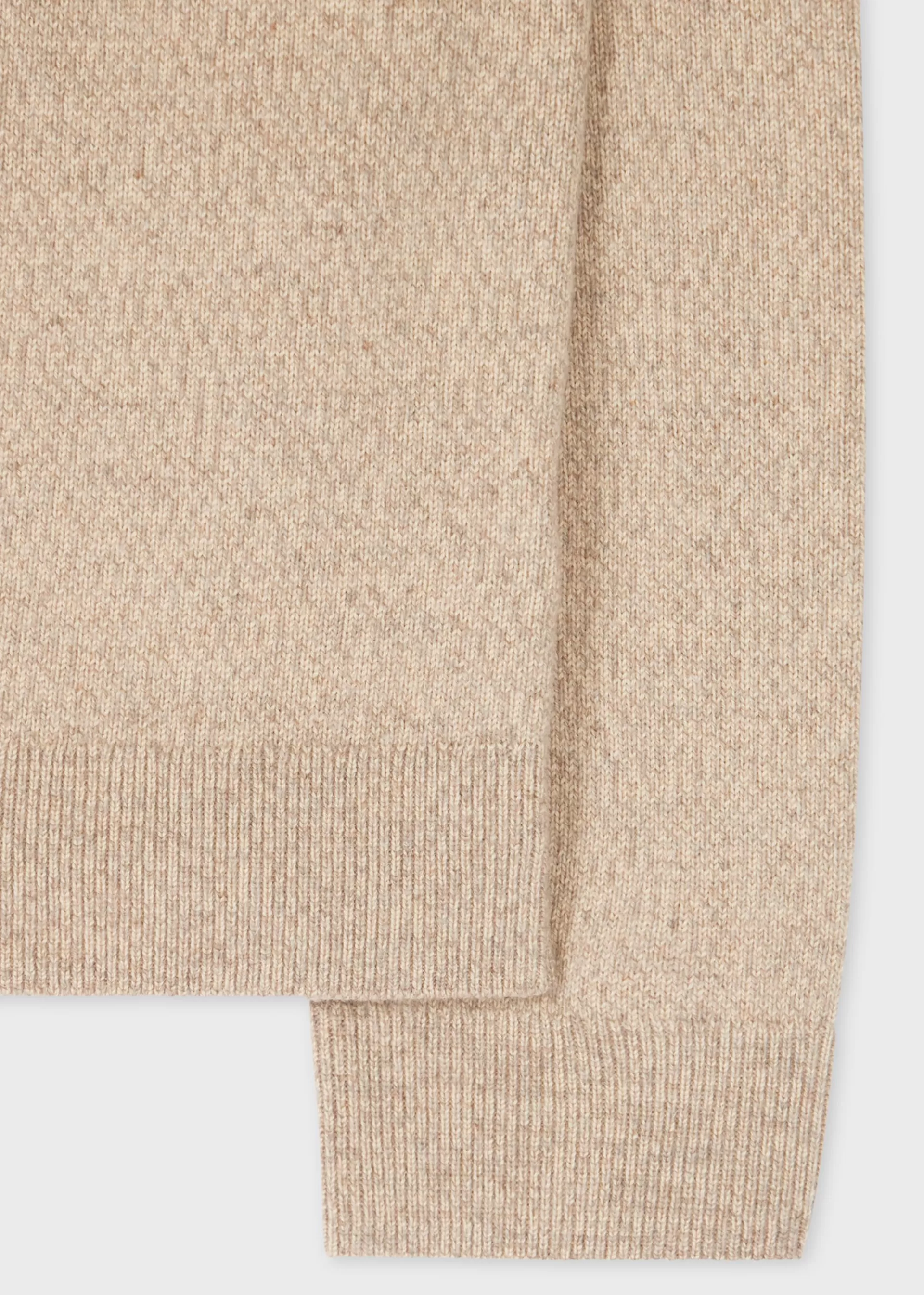 Ecru Marl 'Palm Tree' Merino Wool Sweater>Paul Smith Cheap