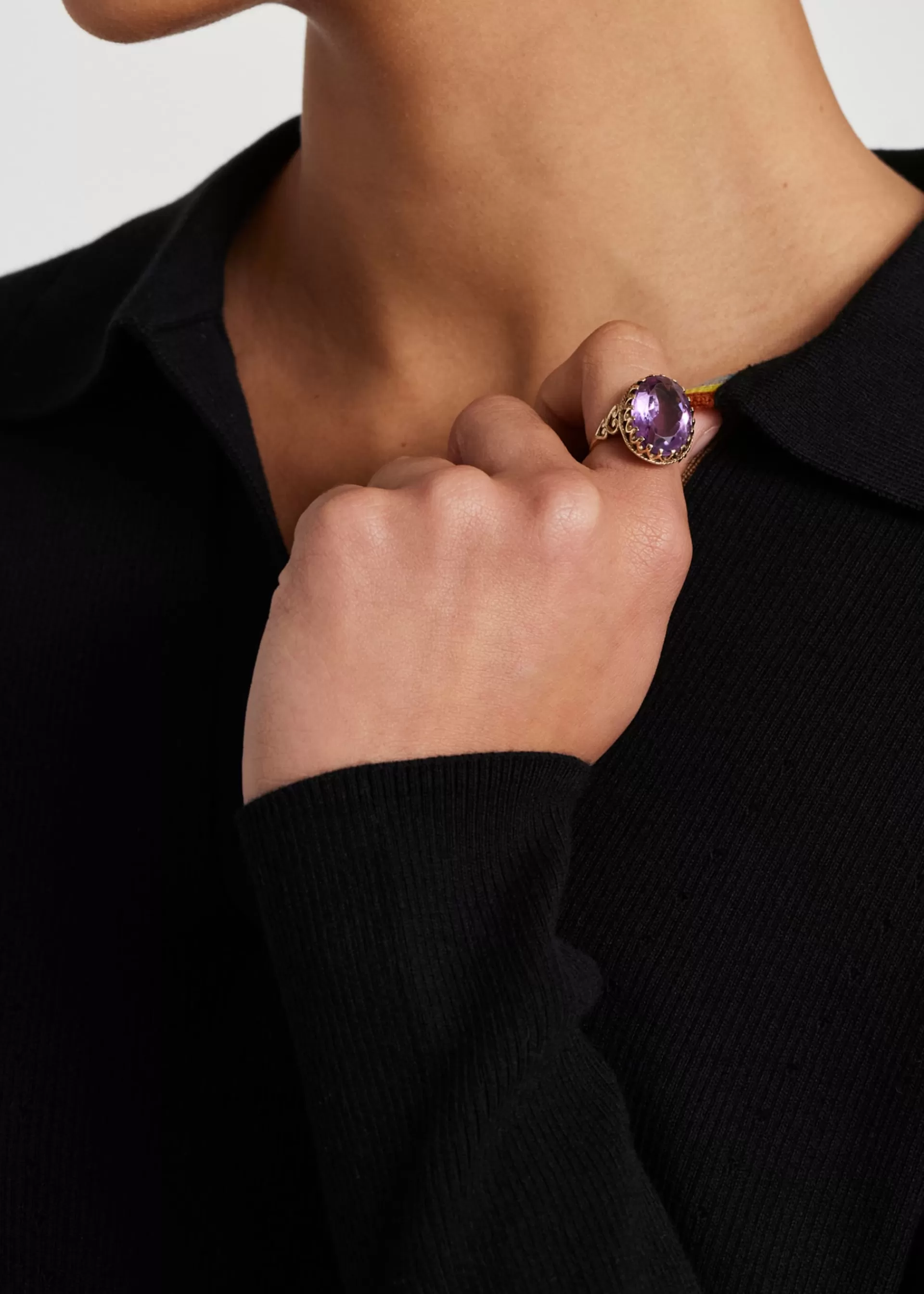 Enormous Amethyst' Cocktail Ring by Baroque Rocks>Paul Smith Store