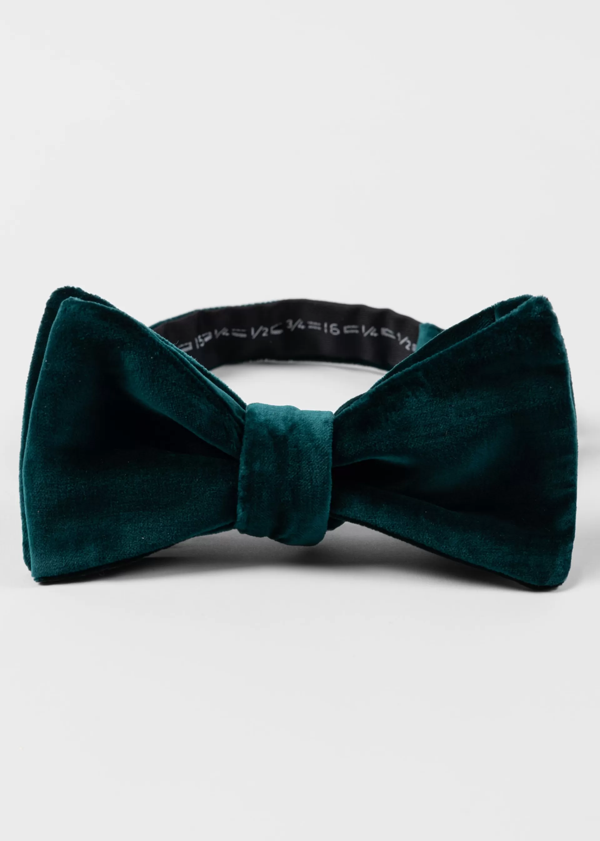 Forest Green Velvet Self-Tie Bow Tie>Paul Smith Store