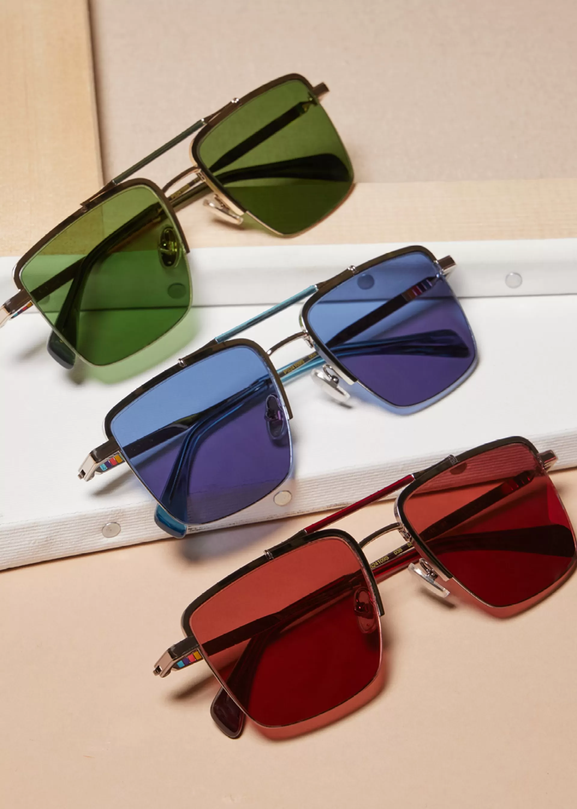 Gold and Green 'Landor' Sunglasses>Paul Smith Fashion