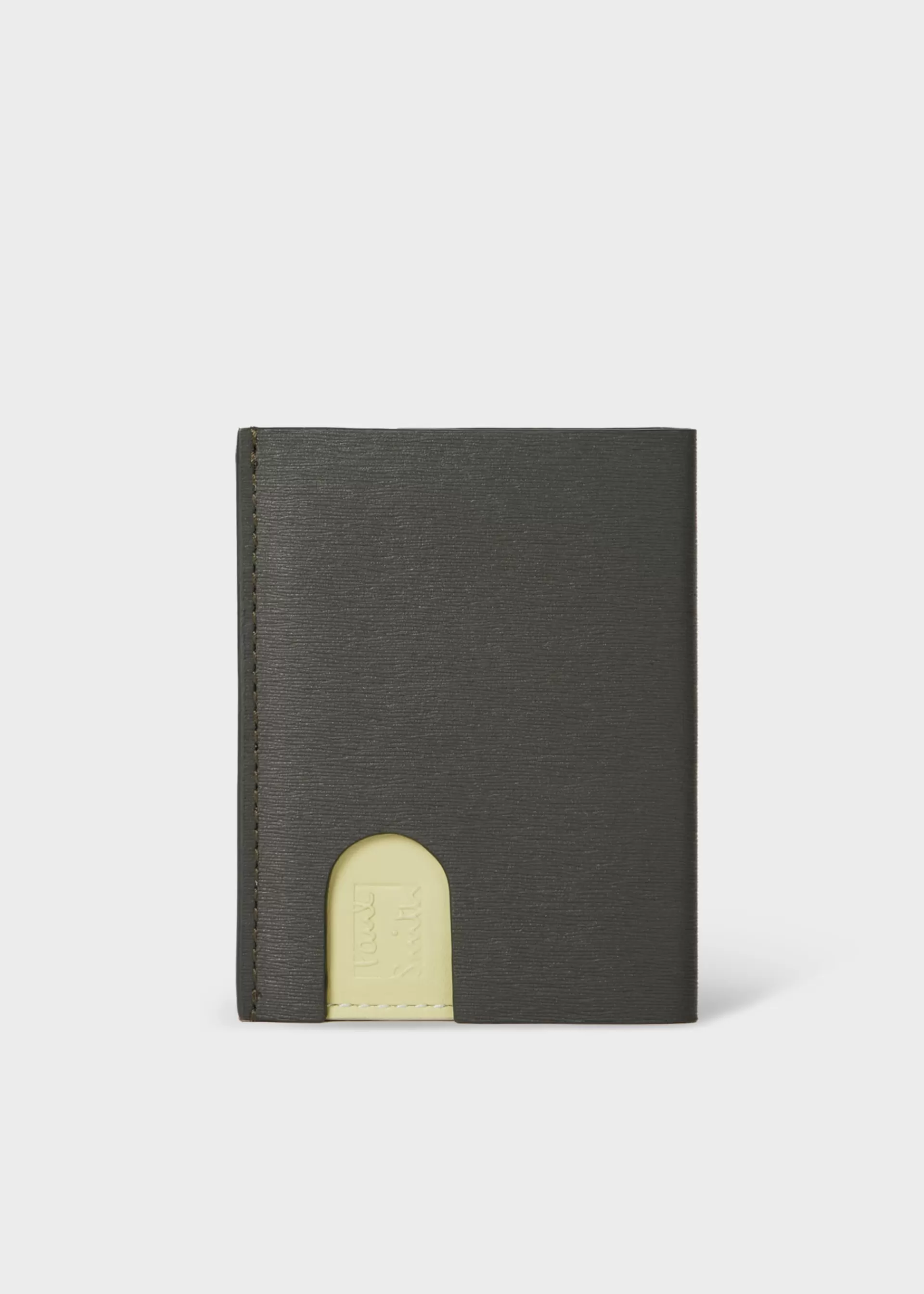 and Yellow Pop-Up Textured Leather Card Holder>Paul Smith Discount