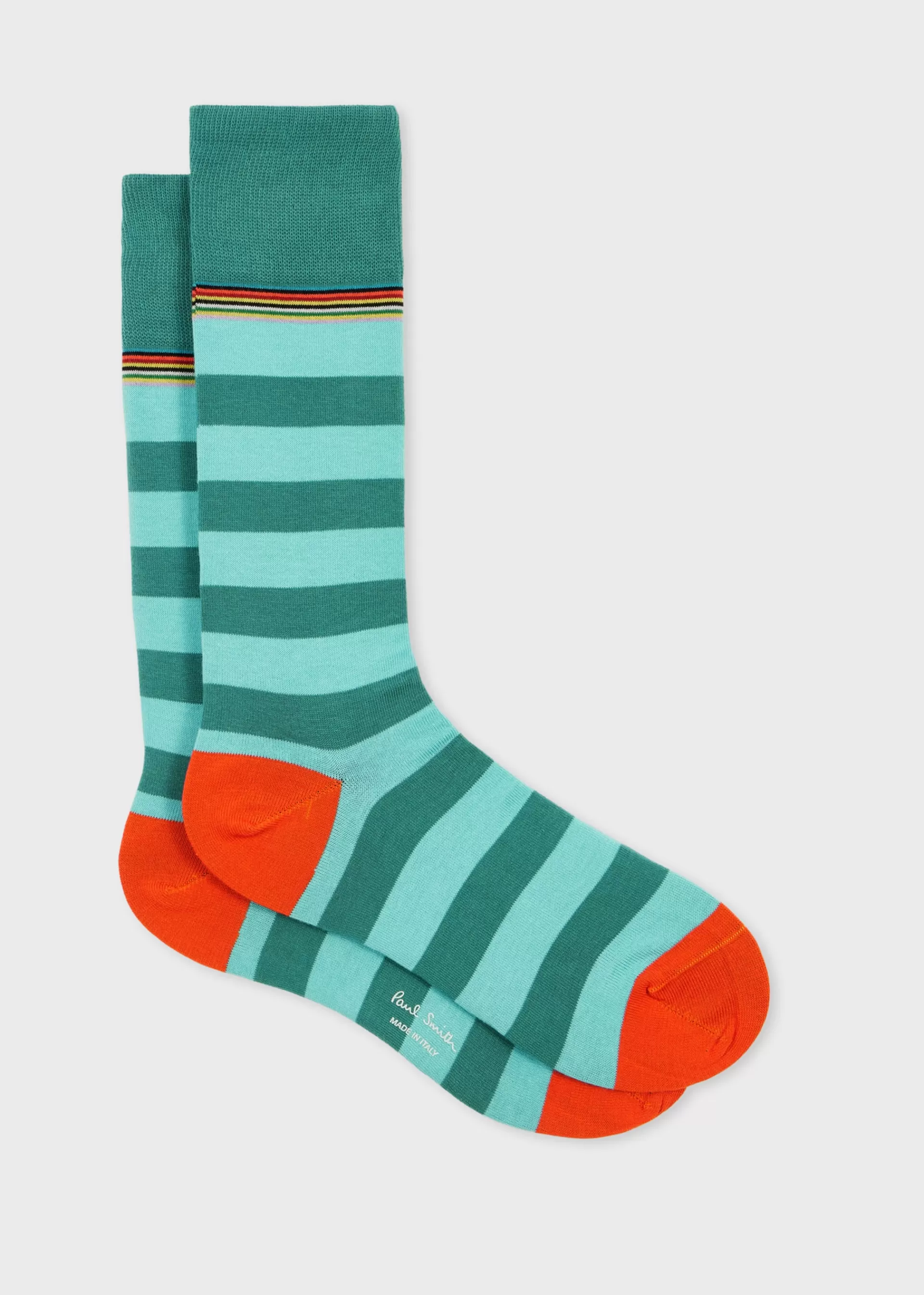 Contrast 'Signature Stripe' Socks>Paul Smith Fashion