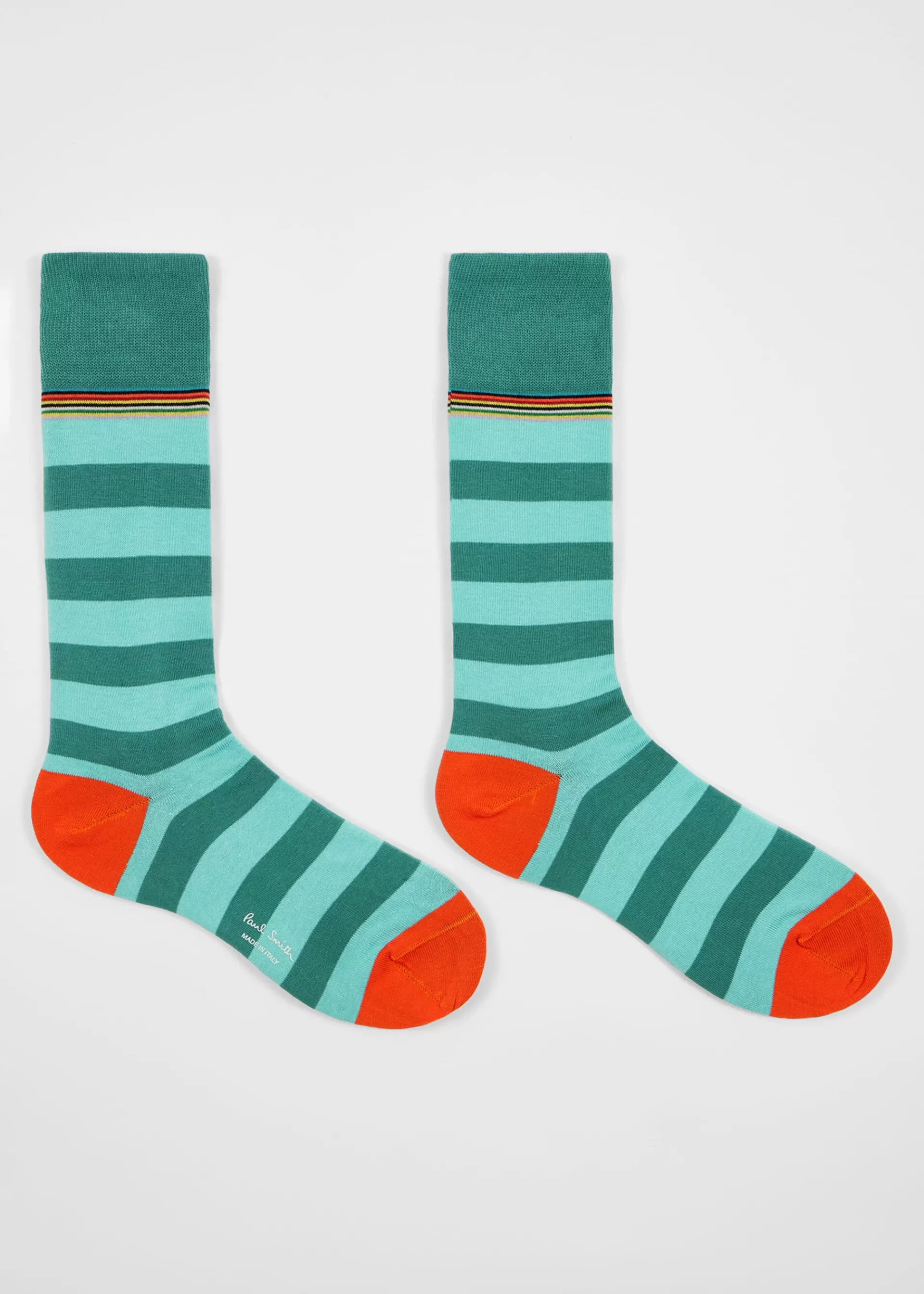 Contrast 'Signature Stripe' Socks>Paul Smith Fashion