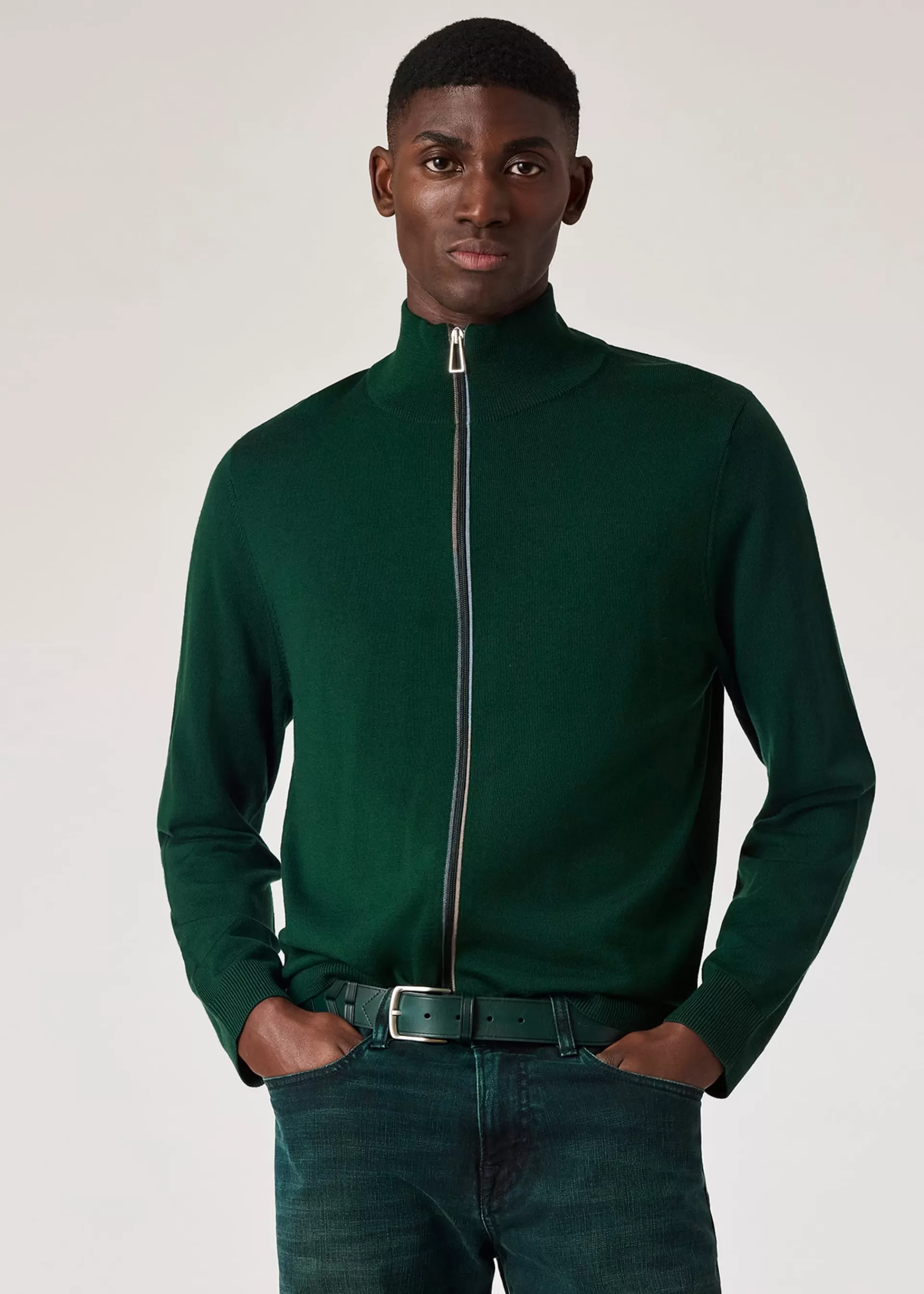 Merino Wool Zip Cardigan>Paul Smith Cheap