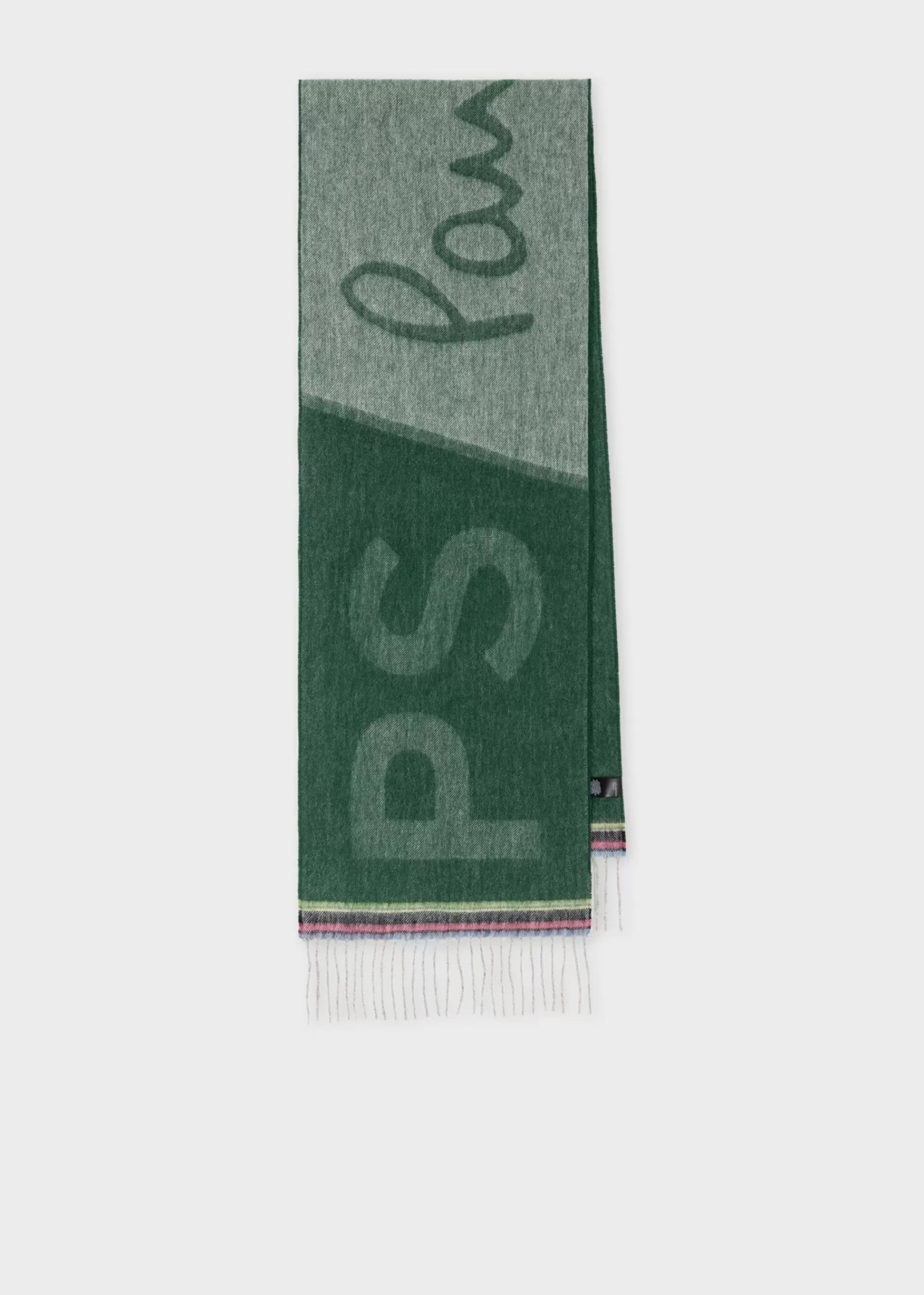 Green PS Logo Scarf>Paul Smith Best