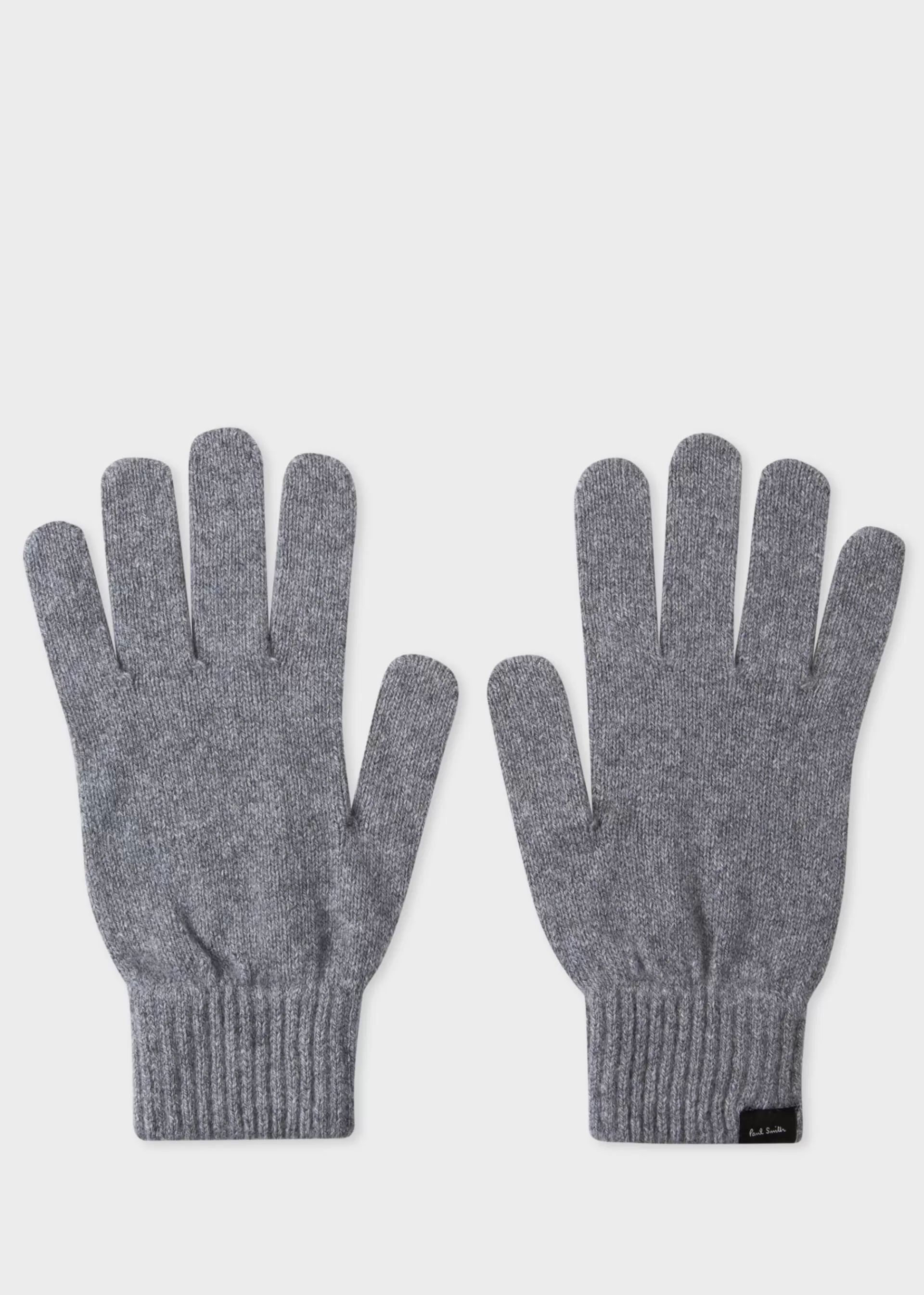 Grey Cashmere-Blend Ribbed Beanie Hat & Cashmere And Merino Wool Gloves Gift Set>Paul Smith Discount