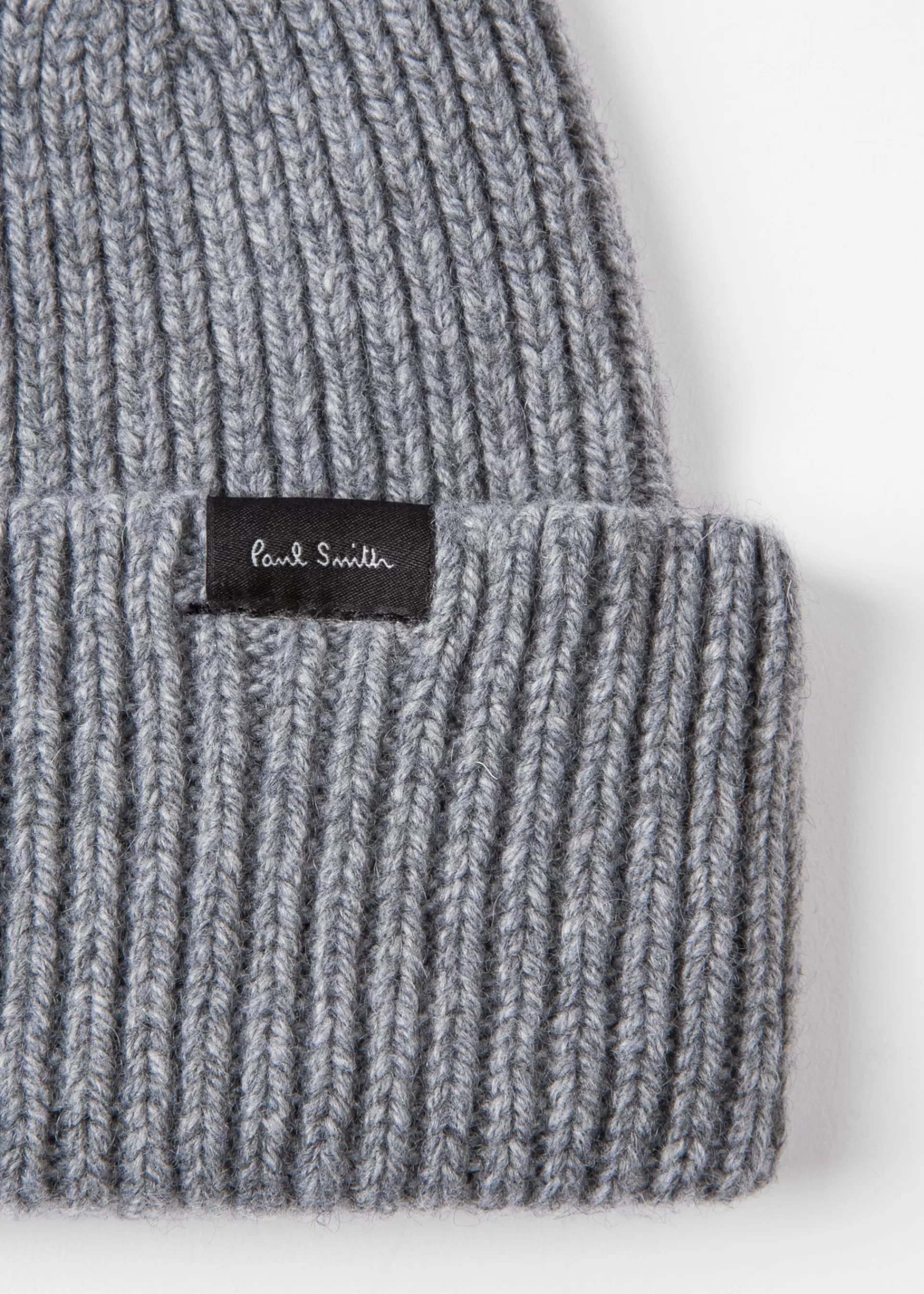 Grey Cashmere-Blend Ribbed Beanie Hat & Cashmere And Merino Wool Gloves Gift Set>Paul Smith Discount
