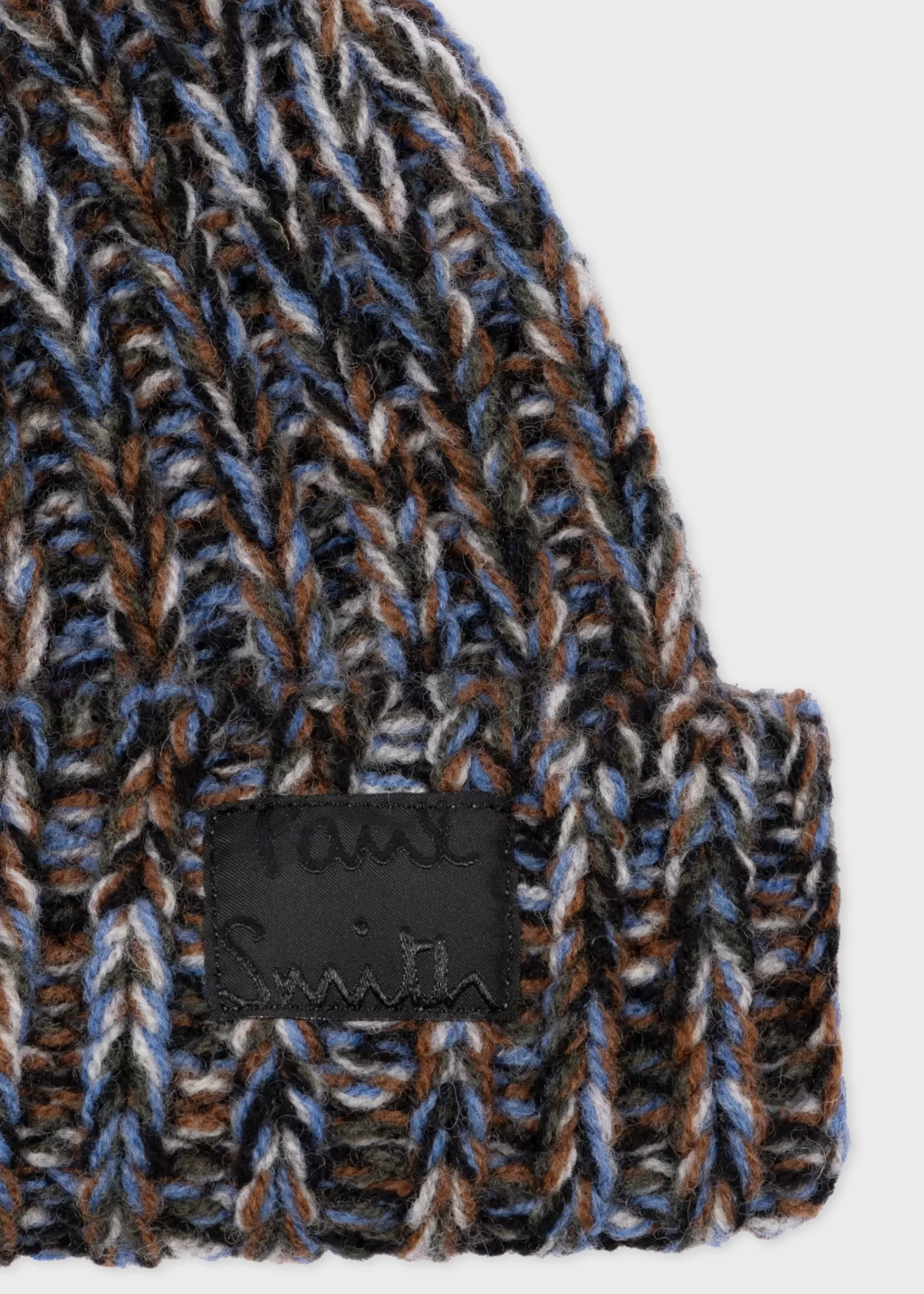 Chunky Knitted Twist Lambswool Beanie>Paul Smith Discount