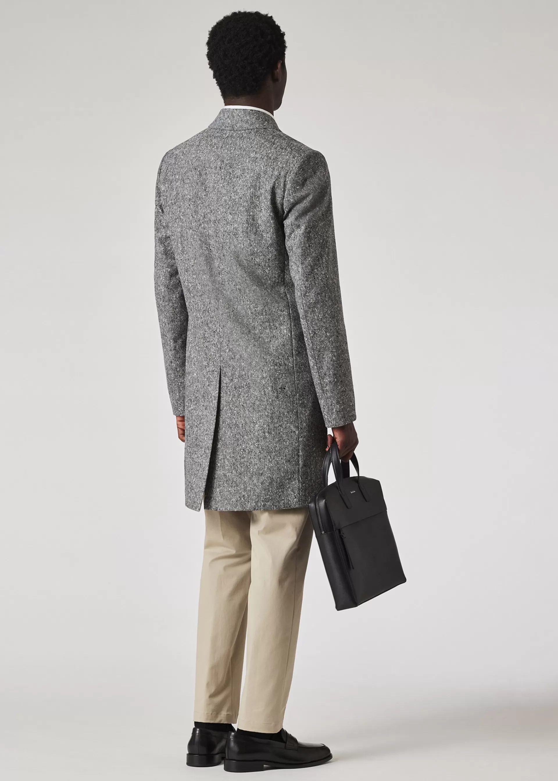 Flecked Wool Epsom Coat>Paul Smith Flash Sale